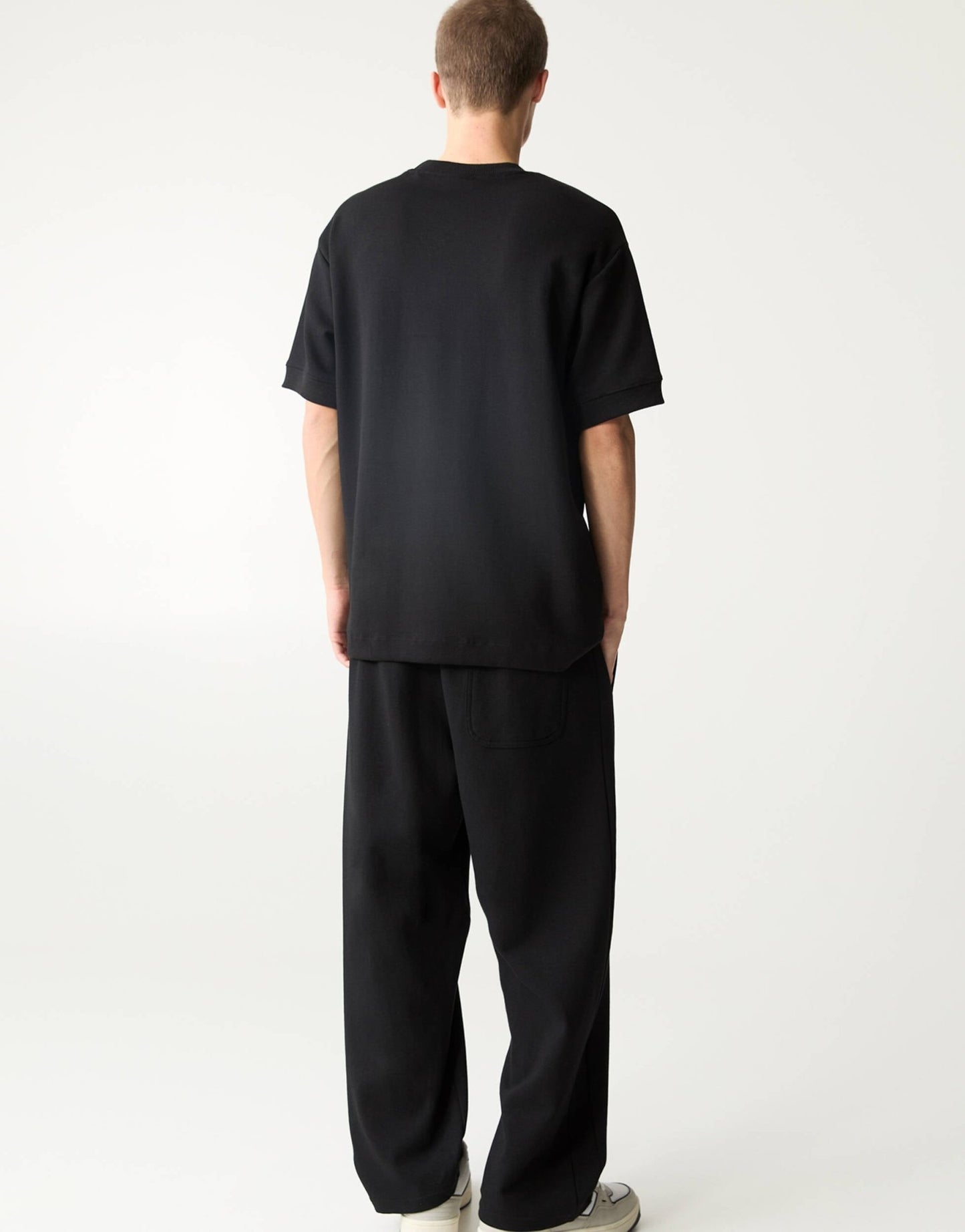 Pull&Bear interlock joggers in black - ASOS Sample Sale