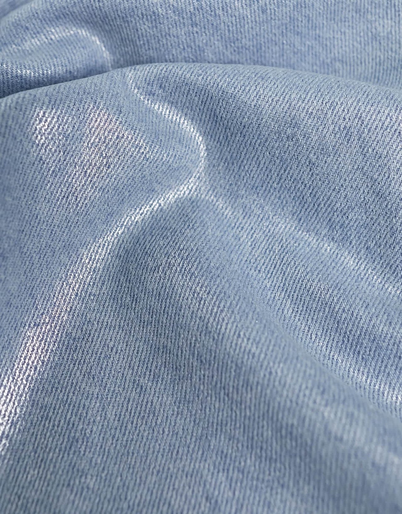 Pull&Bear metallic jean in silver - ASOS Sample Sale