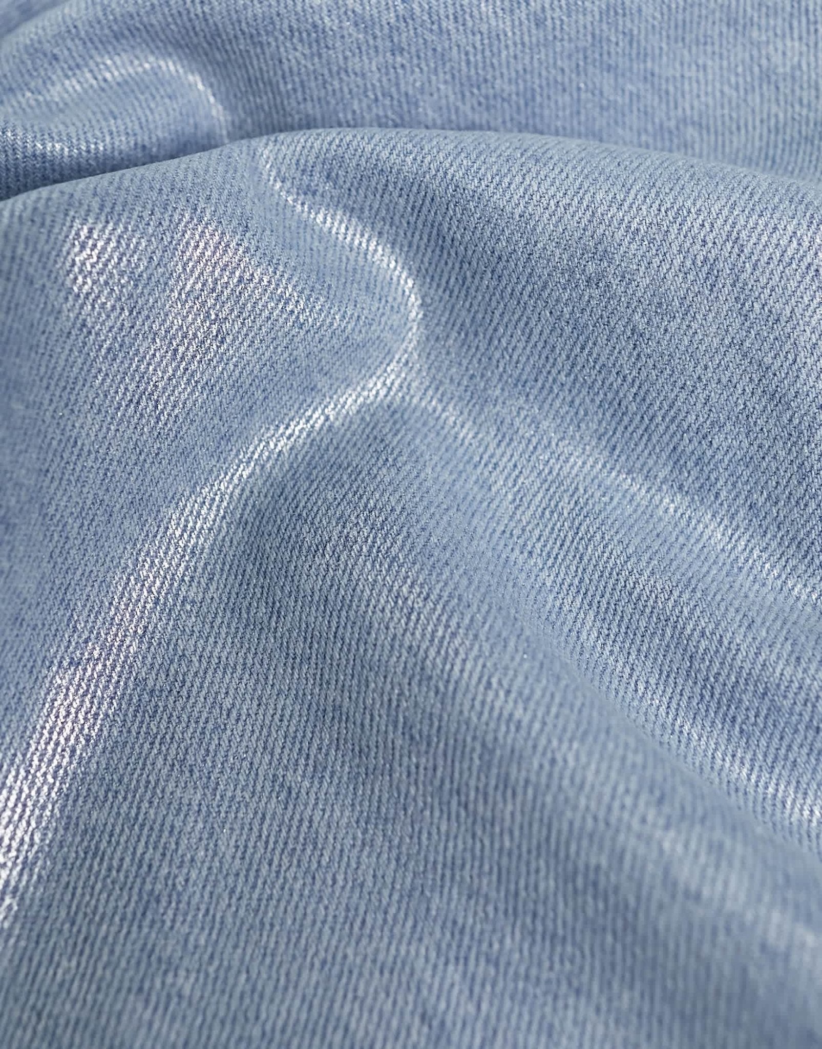 Pull&Bear metallic jean in silver - ASOS Sample Sale