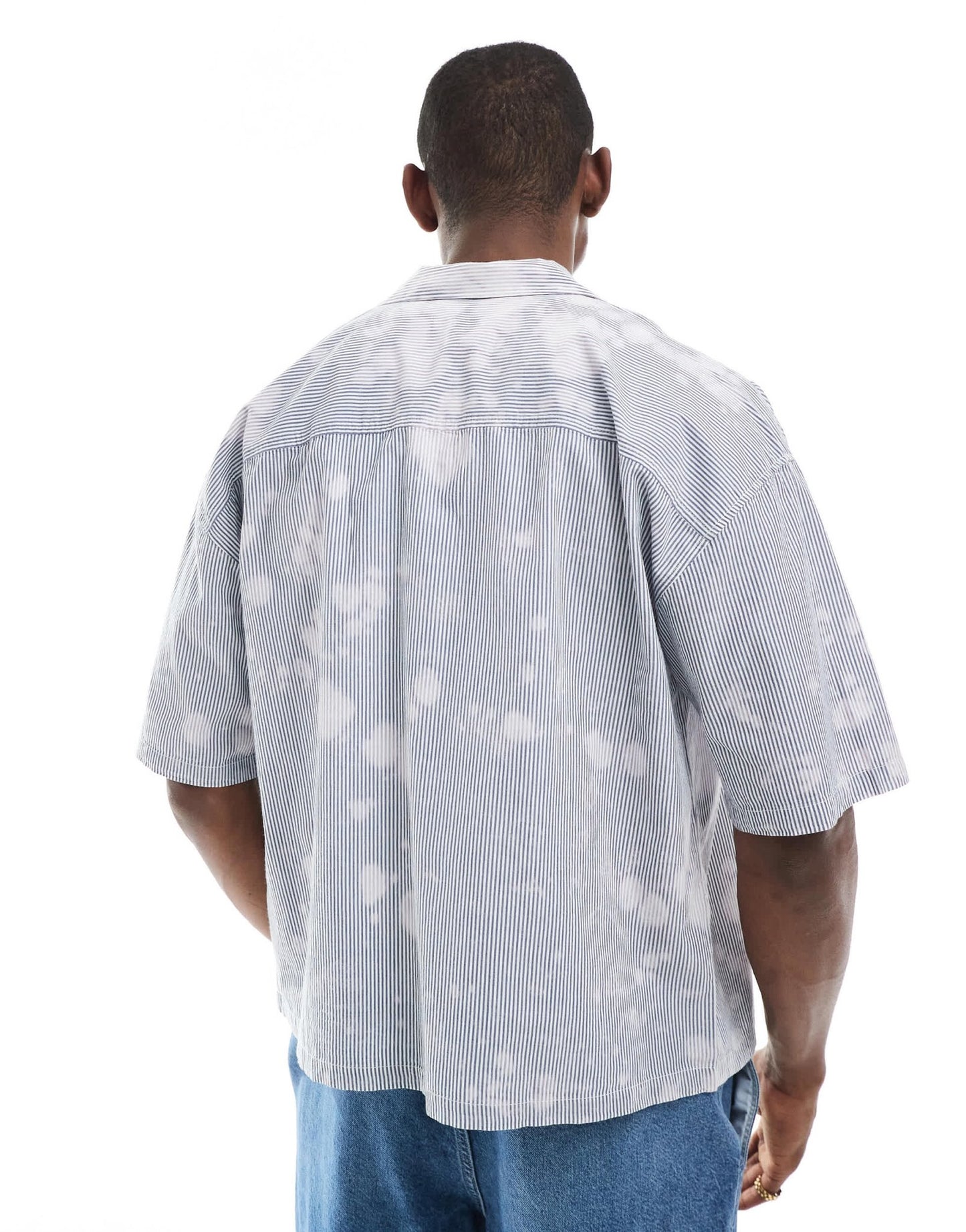 Pull&Bear natural tie dye shirt in ecru - ASOS Sample Sale