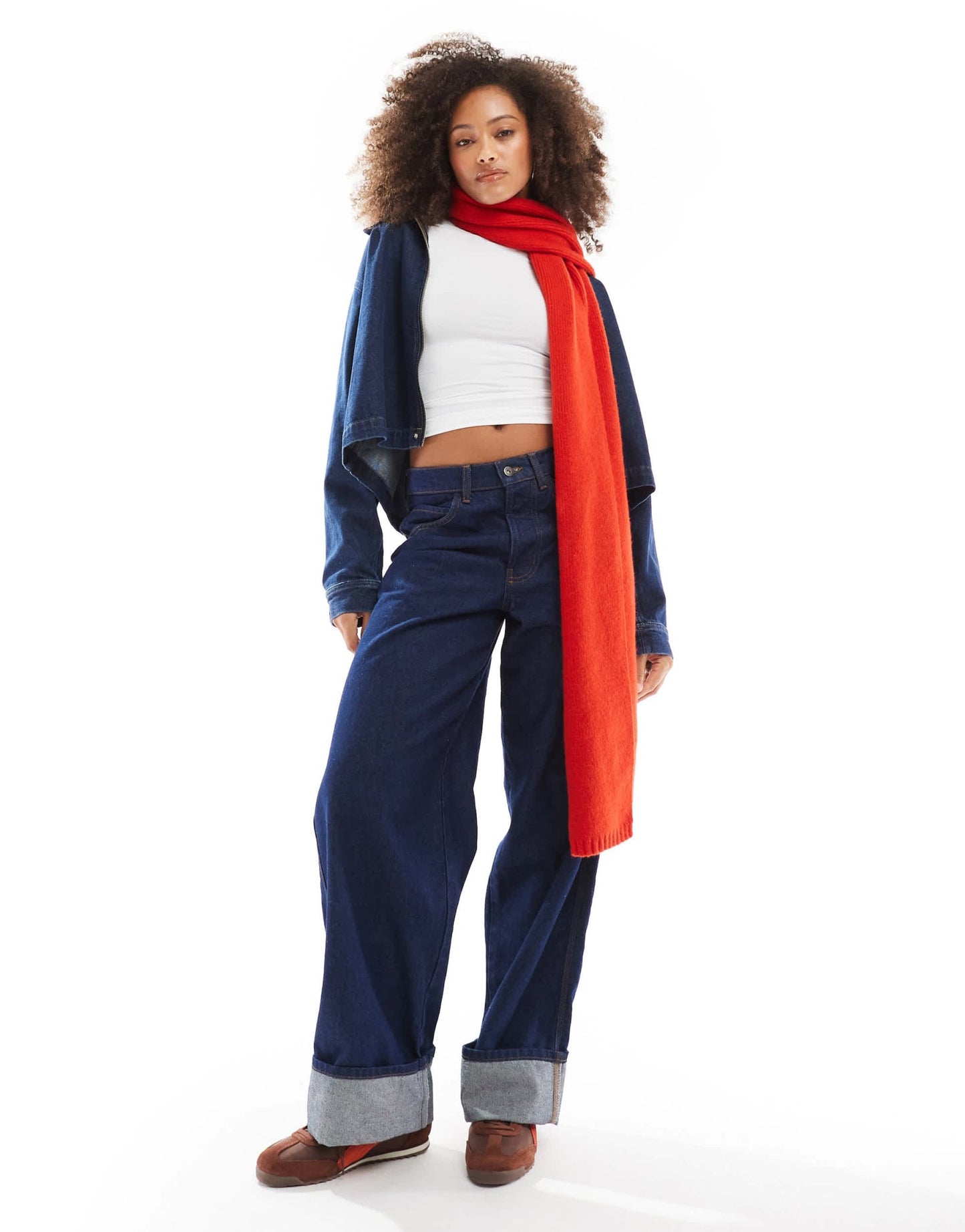 Pull&Bear polyamide sculpt long sleeved top in white - ASOS Sample Sale