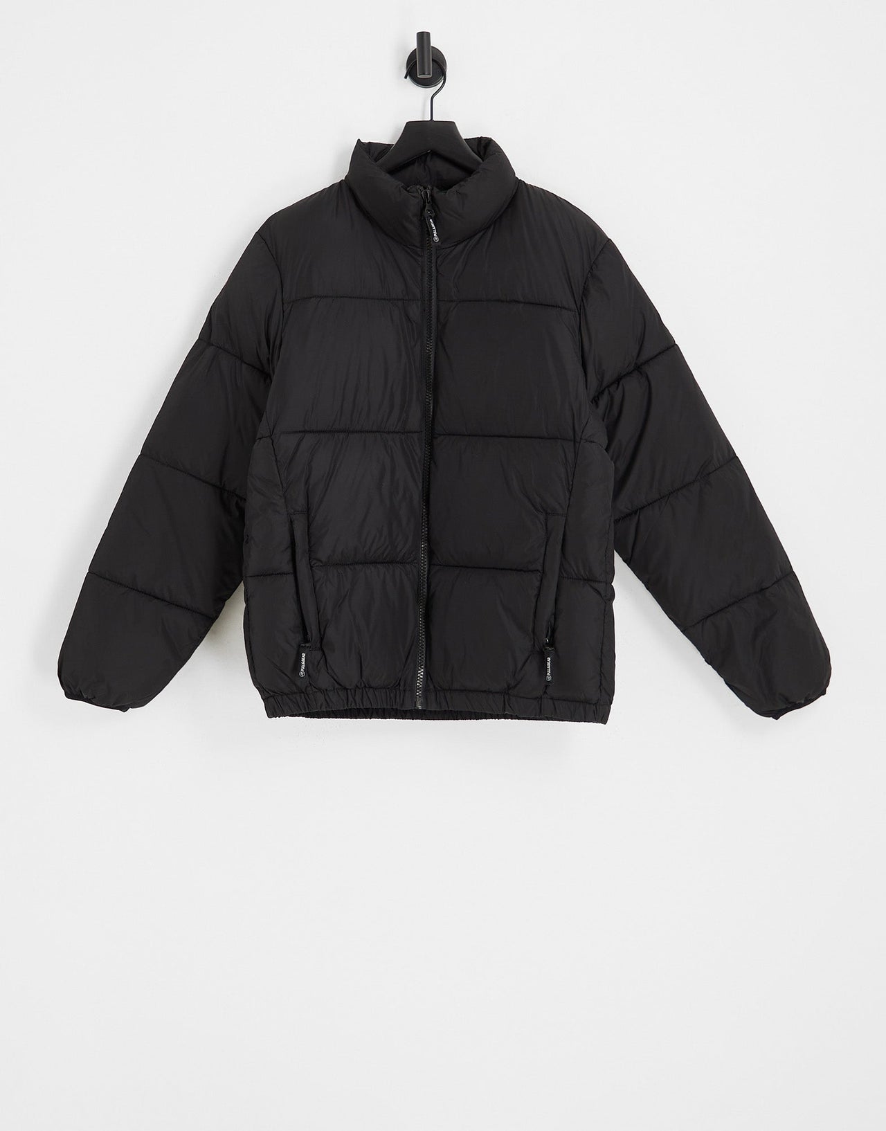 Pull&Bear puffer jacket in black - ASOS Sample Sale