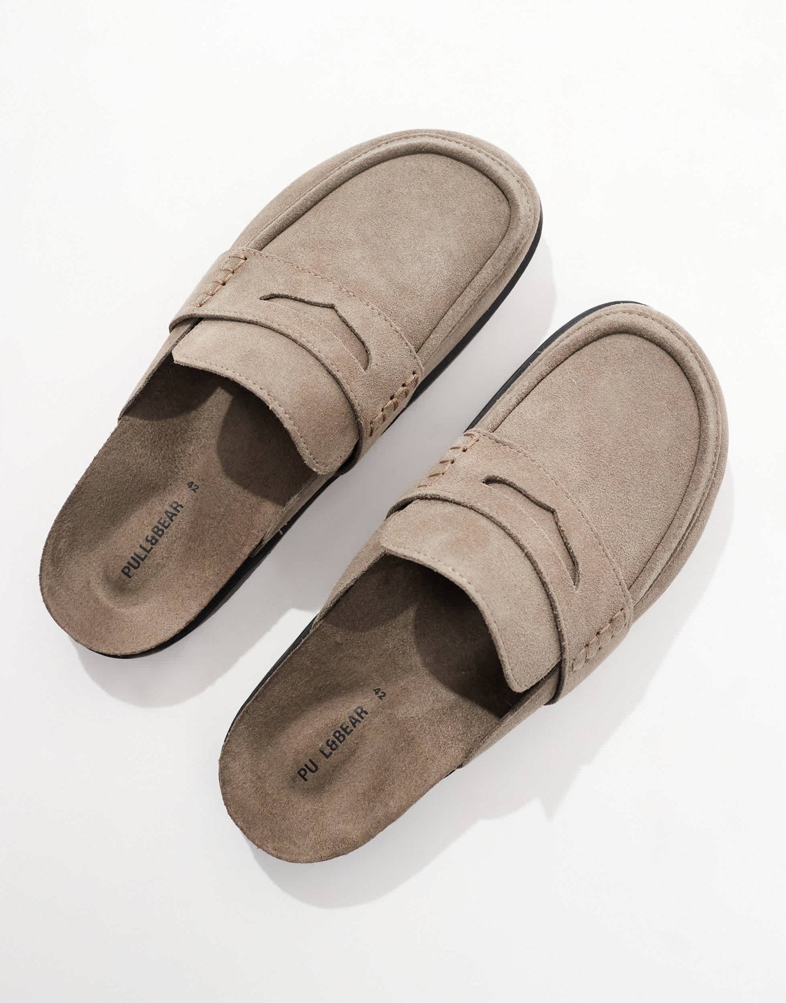 Pull&Bear slip on loafers in grey - ASOS Sample Sale