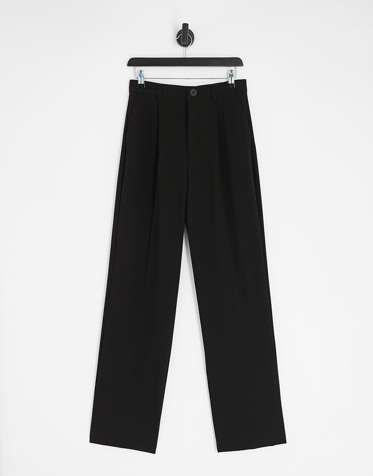 Pull&Bear slouchy dad trouser in black - ASOS Sample Sale