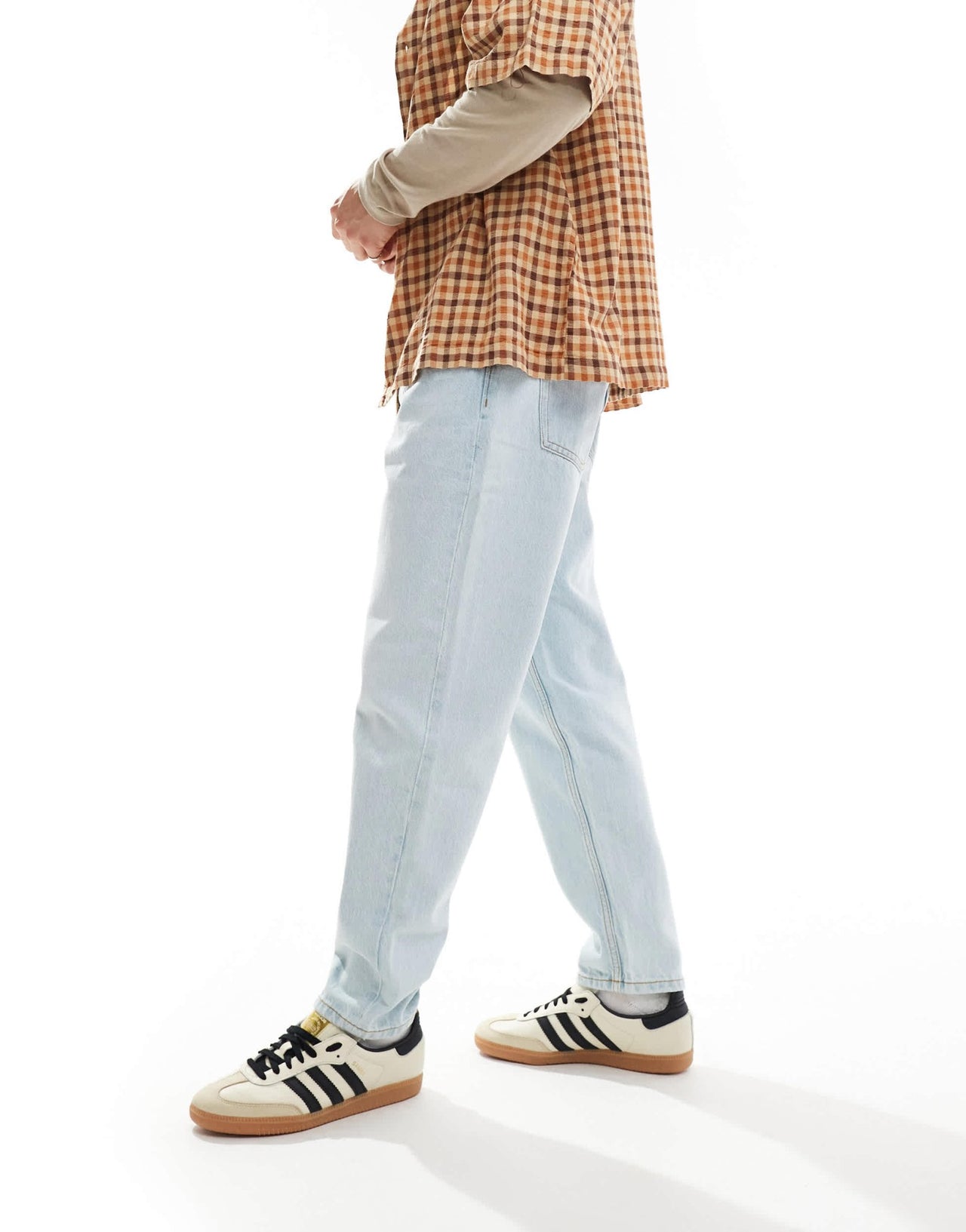 Pull&Bear standard fit jeans in light blue - ASOS Sample Sale