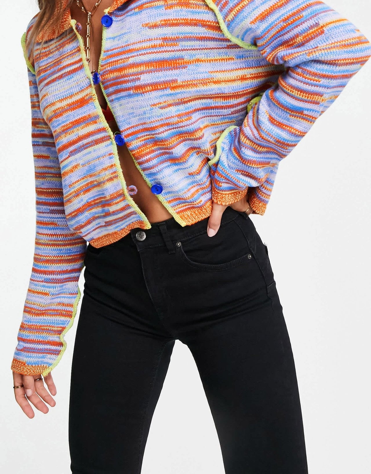 Pull&Bear Tall push up sculpt skinny jean in black - ASOS Sample Sale