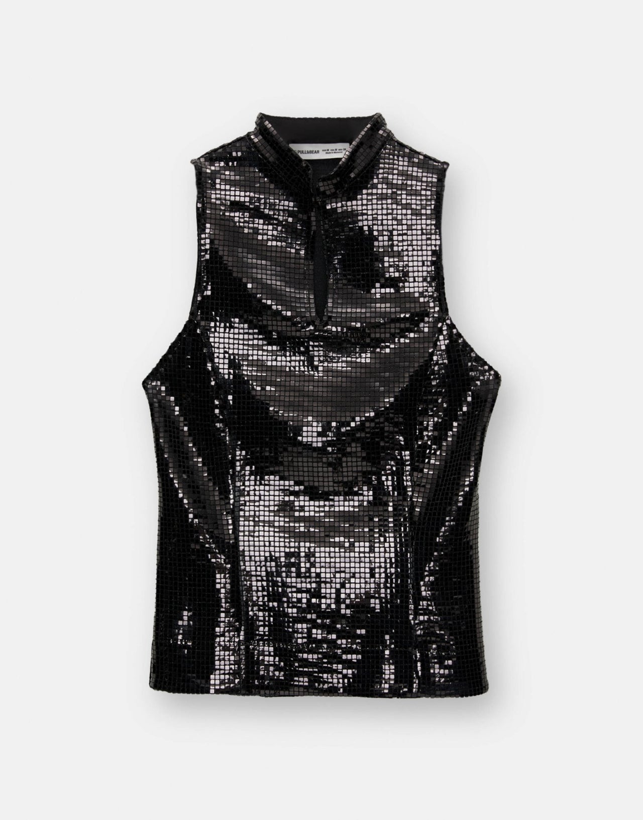 Pull&Bear x Dixie D'Amelio sequin co-ord top in black - ASOS Sample Sale
