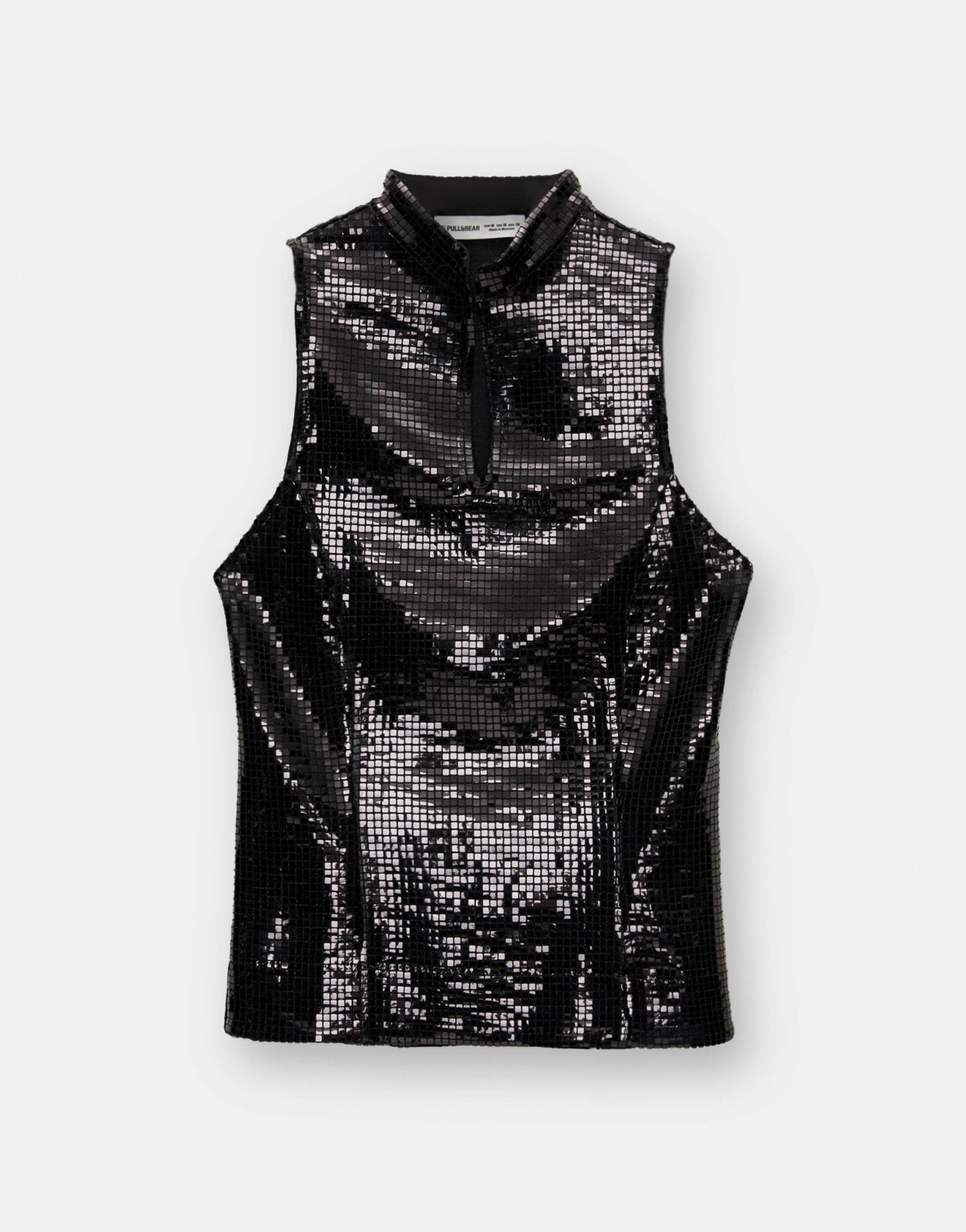 Pull&Bear x Dixie D'Amelio sequin co-ord top in black - ASOS Sample Sale