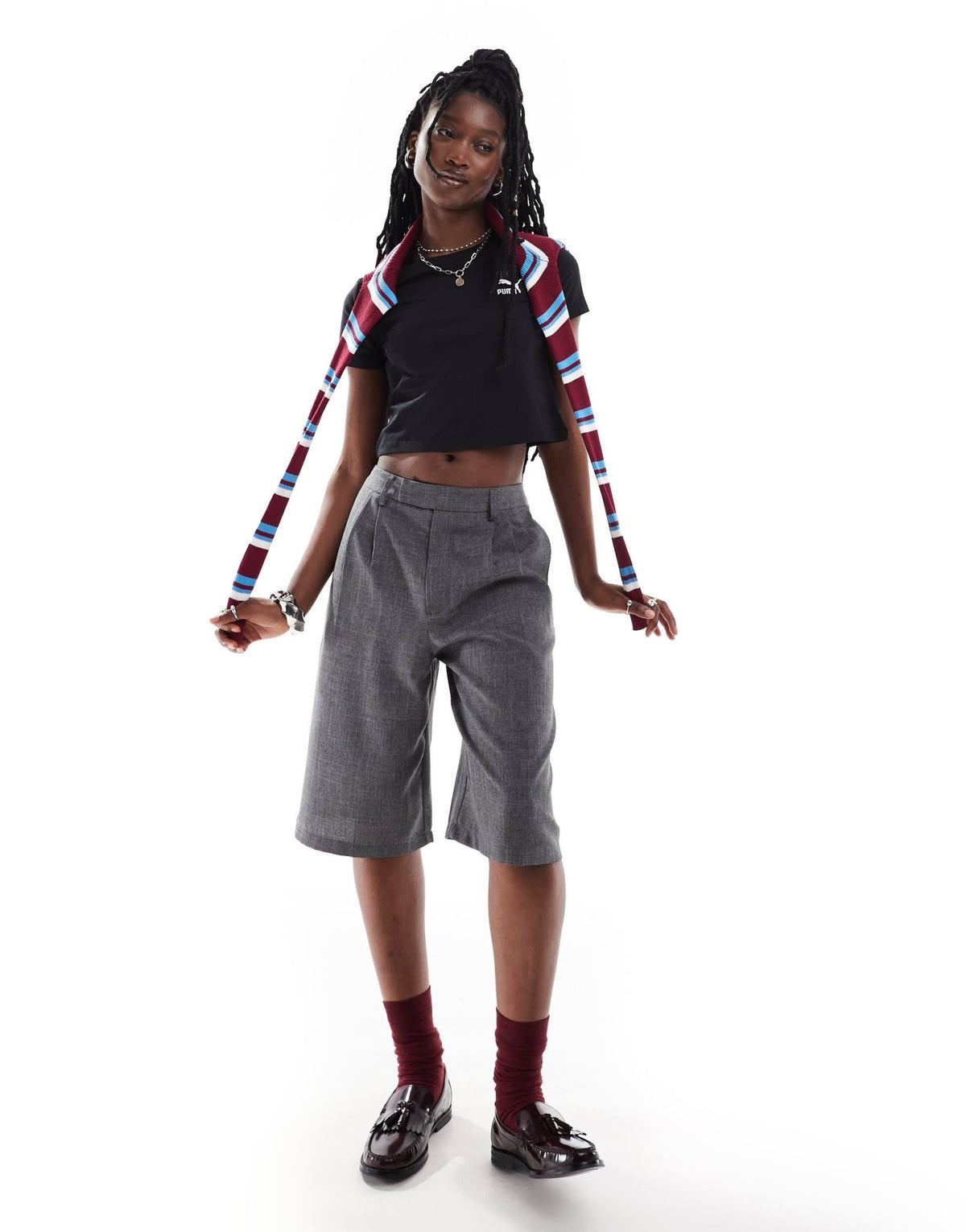 Puma Classics baby tee in black - ASOS Sample Sale
