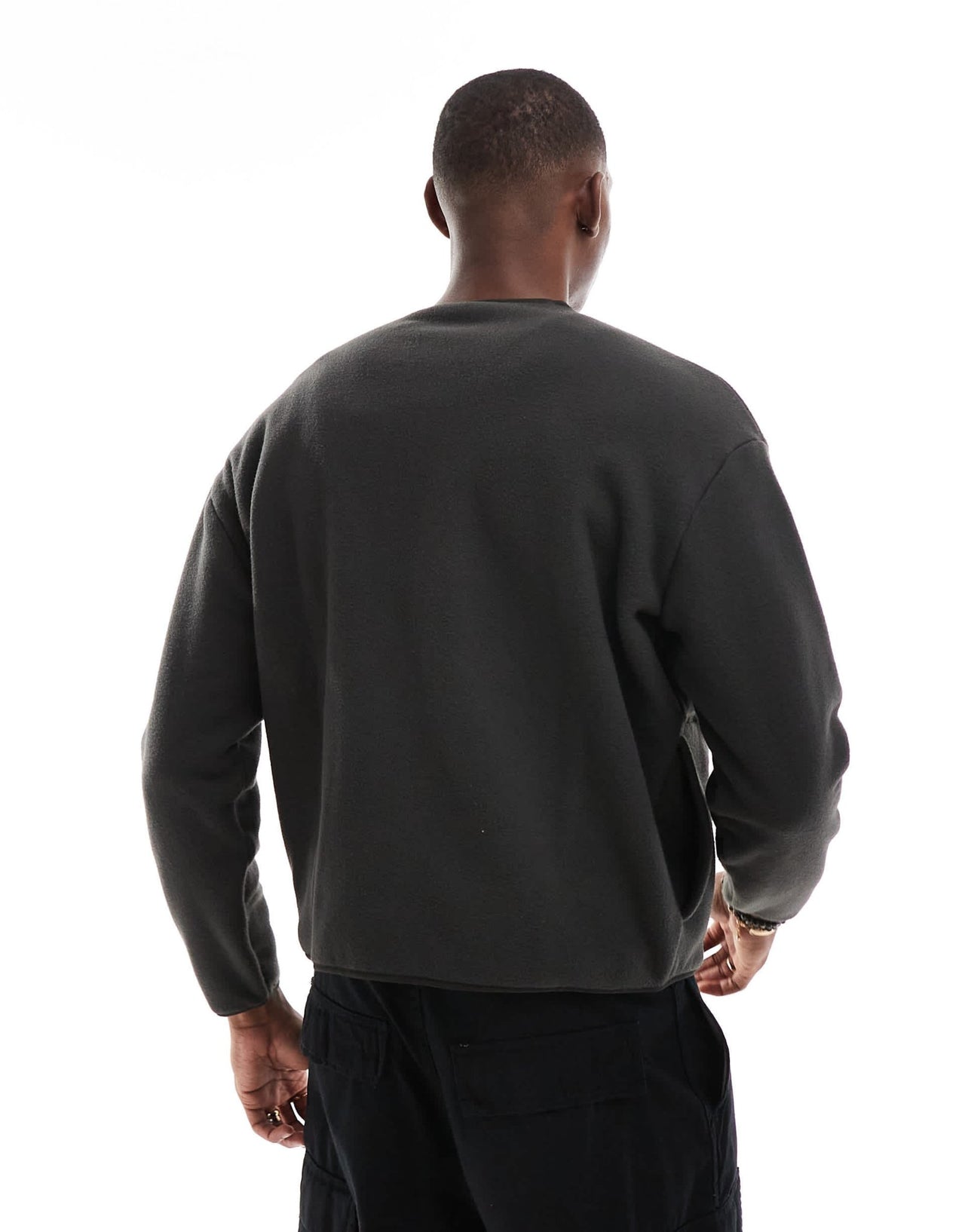 Puma Classics fleece cardigan in black - ASOS Sample Sale