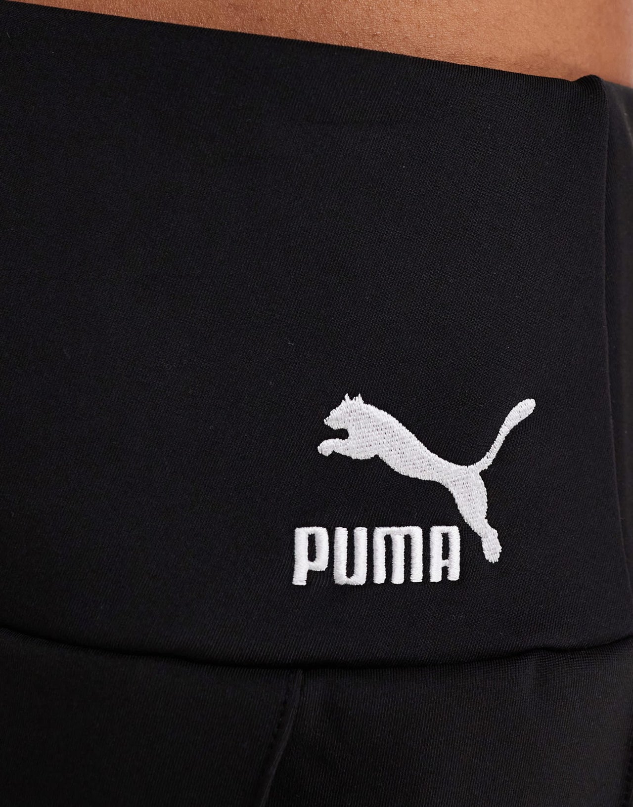 Puma Classics pleated mini skirt in black - ASOS Sample Sale