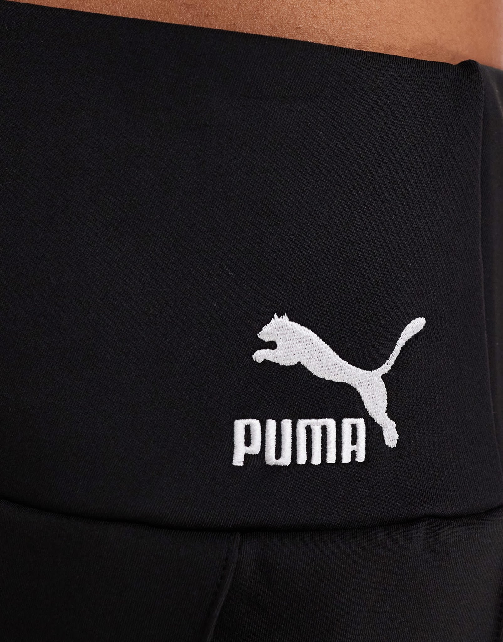 Puma Classics pleated mini skirt in black - ASOS Sample Sale