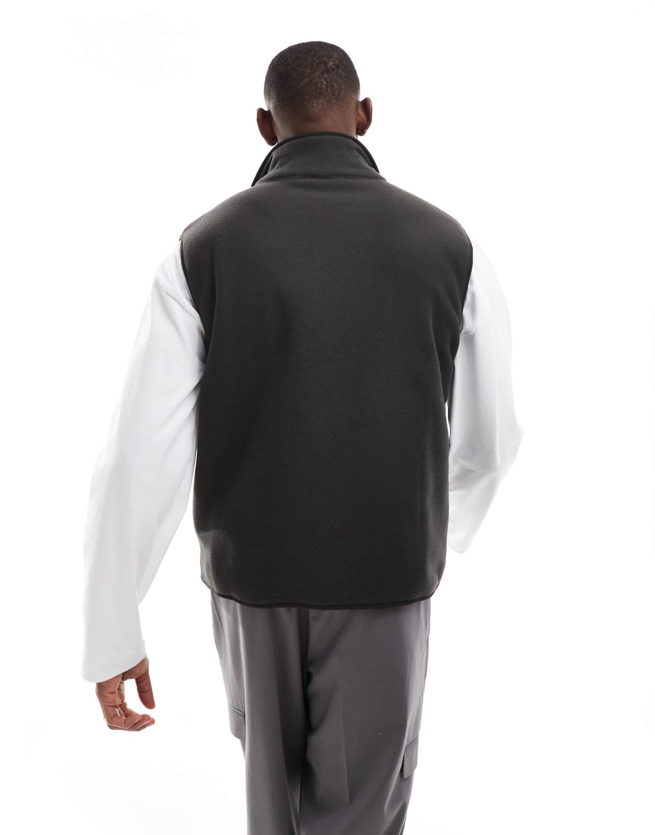 Puma Classics polar fleece vest in black - ASOS Sample Sale
