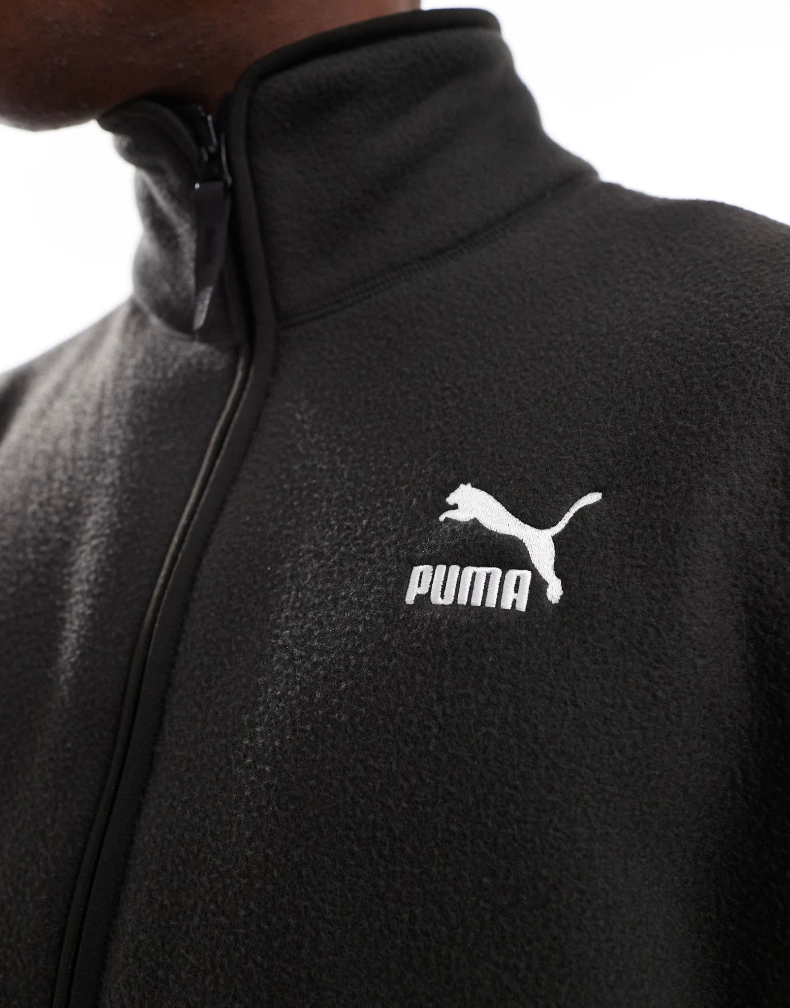 Puma Classics polar fleece vest in black - ASOS Sample Sale