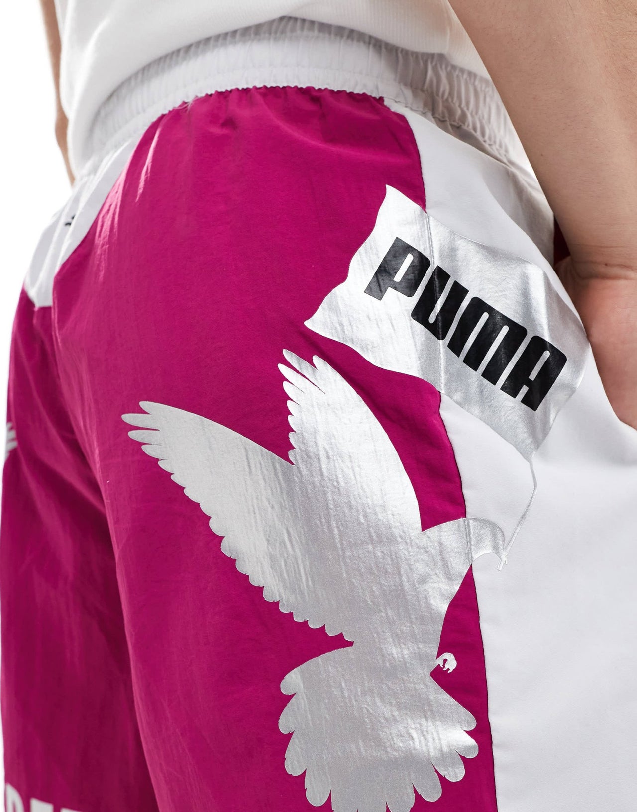 Puma MAS TIEMPO football shorts in magenta - ASOS Sample Sale