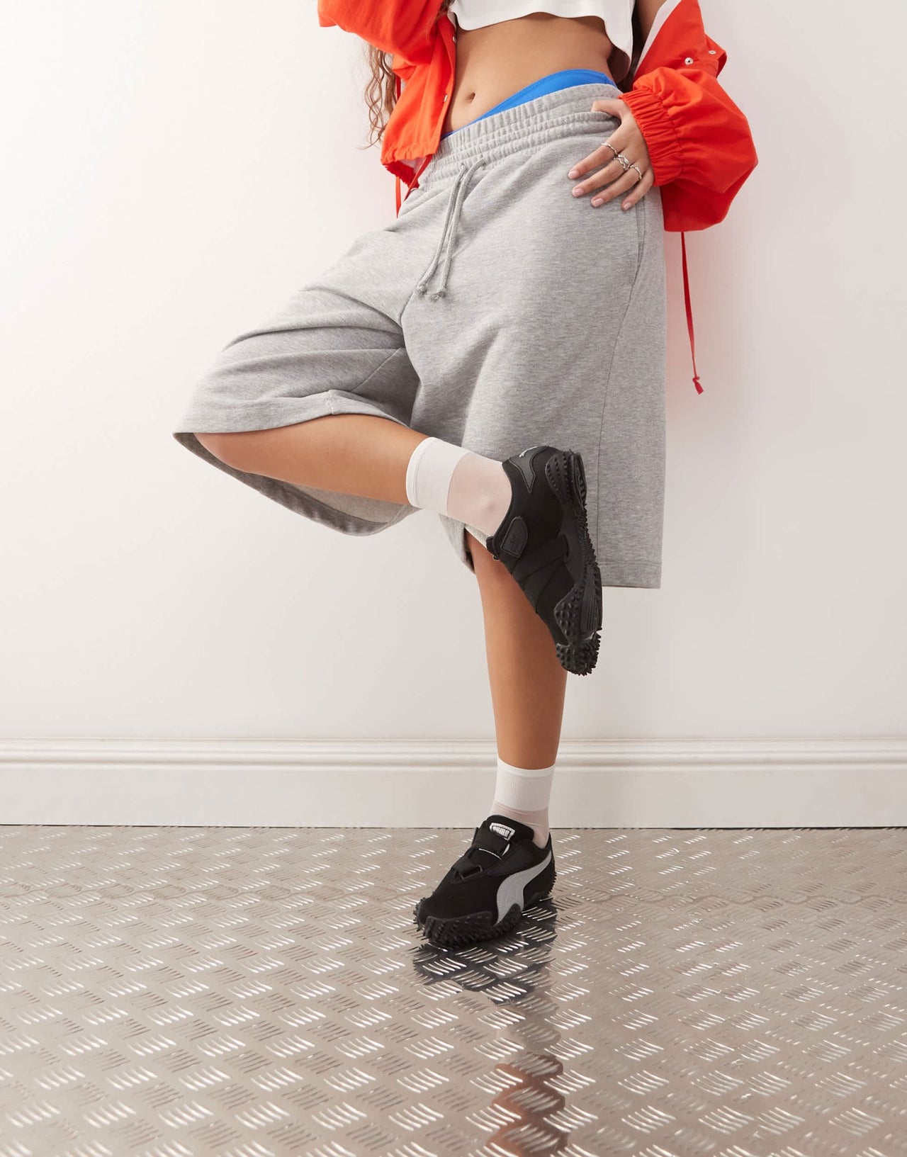 Puma Mostro trainers in black & silver - ASOS Sample Sale