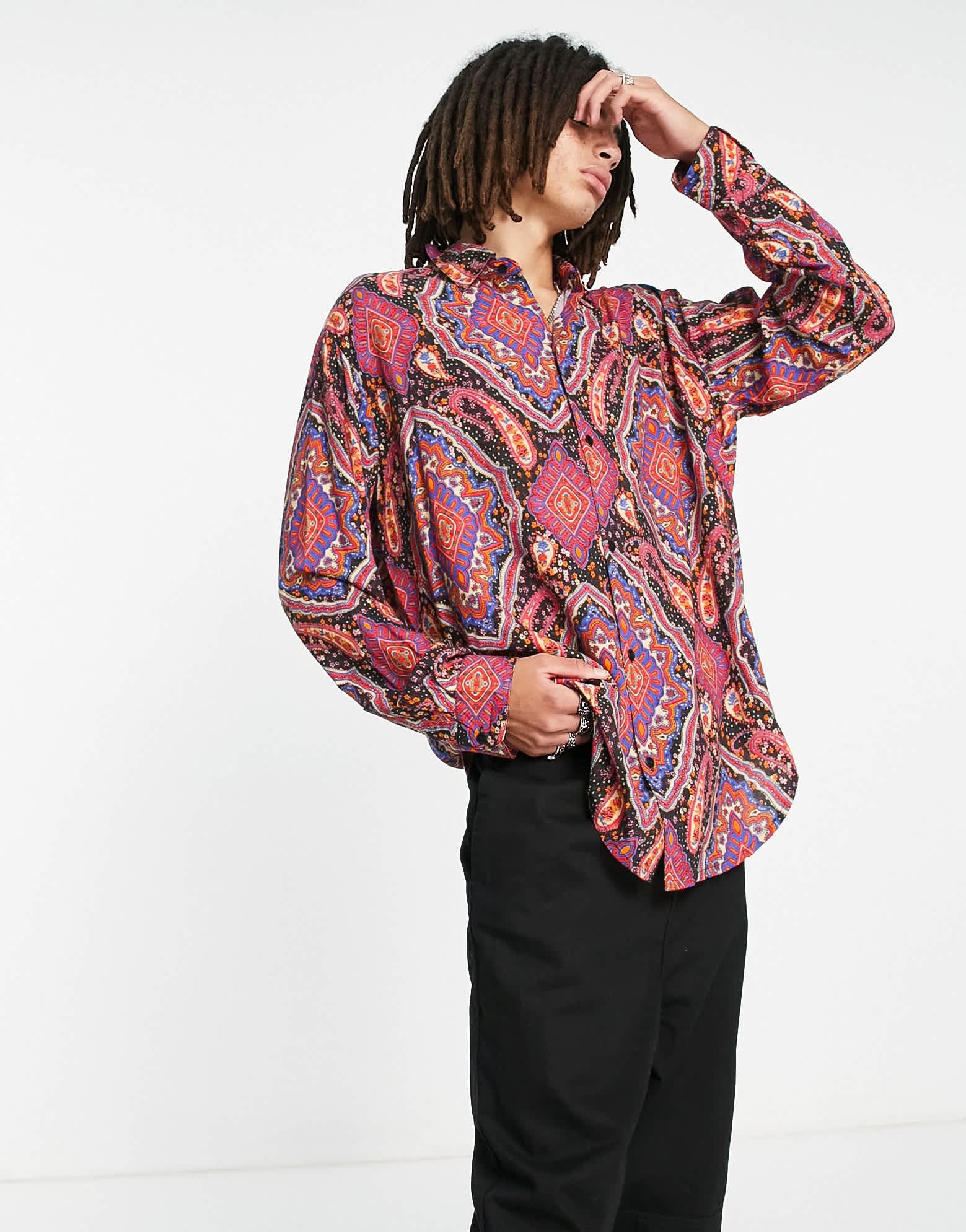 Reclaimed Vintage shirt in paisley print - ASOS Sample Sale