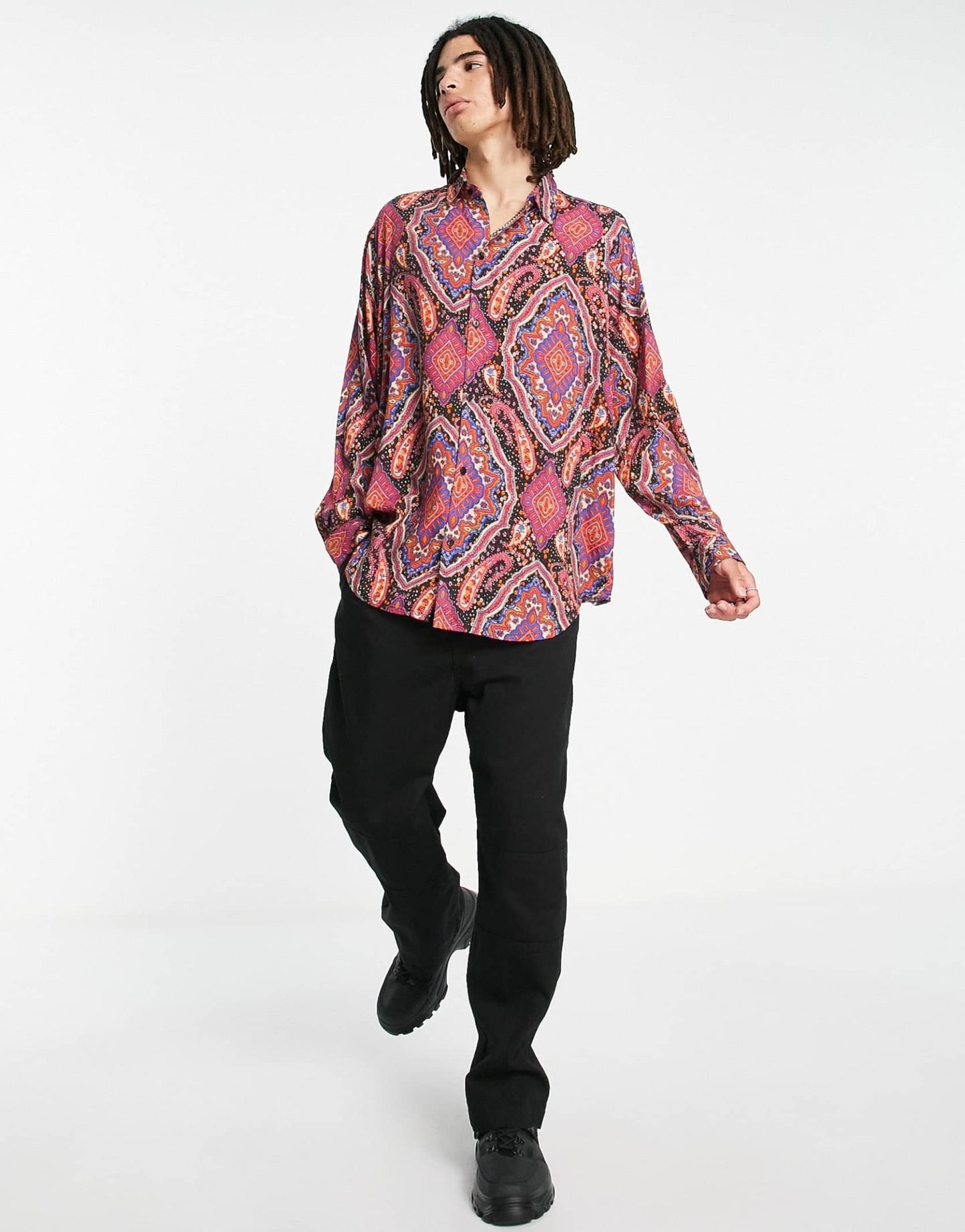 Reclaimed Vintage shirt in paisley print - ASOS Sample Sale