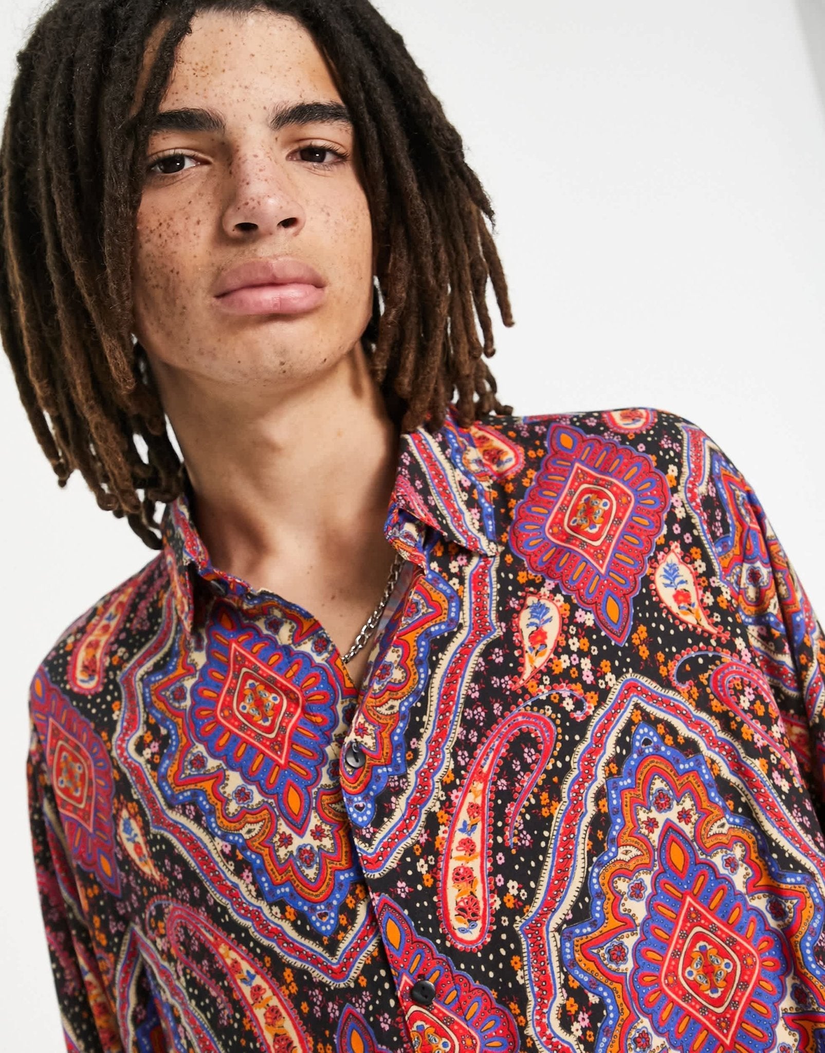 Reclaimed Vintage shirt in paisley print - ASOS Sample Sale