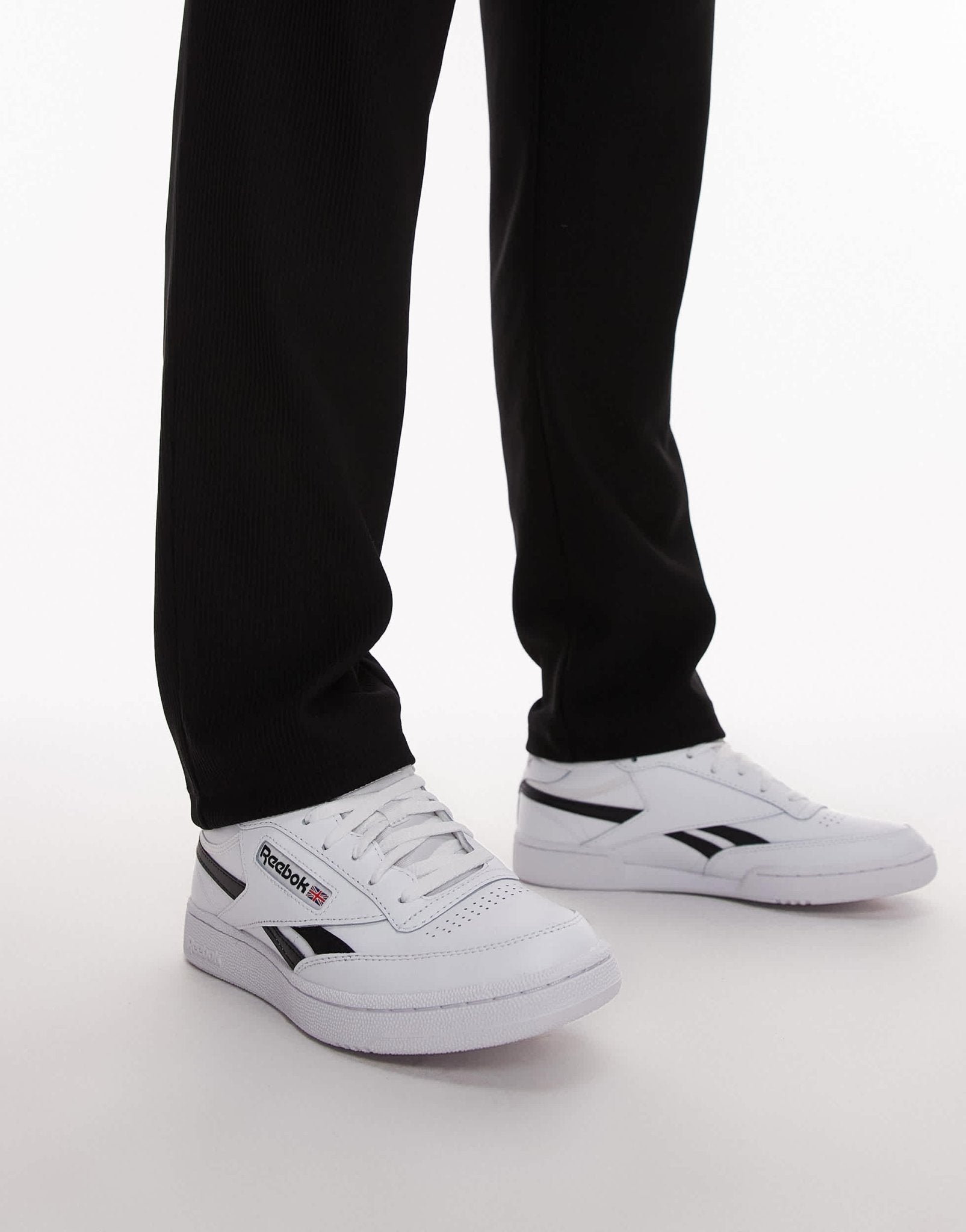 Reebok Club C Revenge trainers in white and black - ASOS Sample Sale