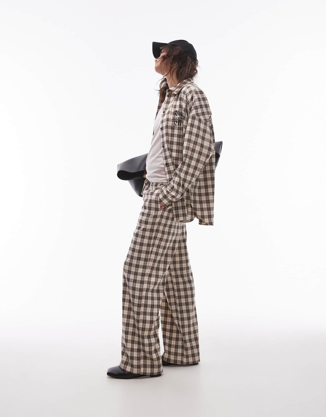Resume baggy relaxed fit trousers in check co - ord - ASOS Sample Sale