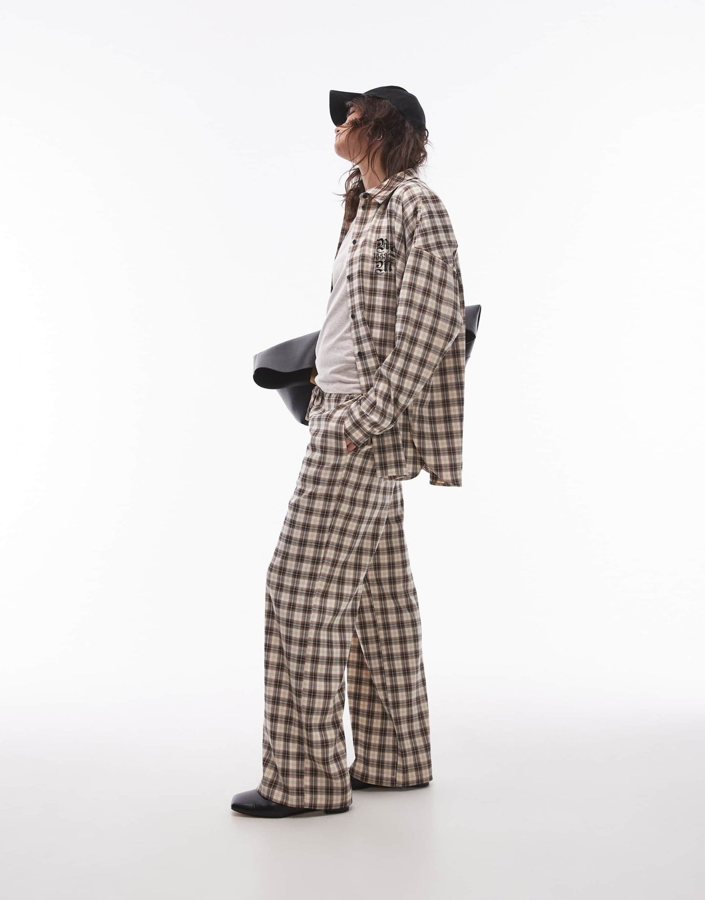 Resume baggy relaxed fit trousers in check co - ord - ASOS Sample Sale