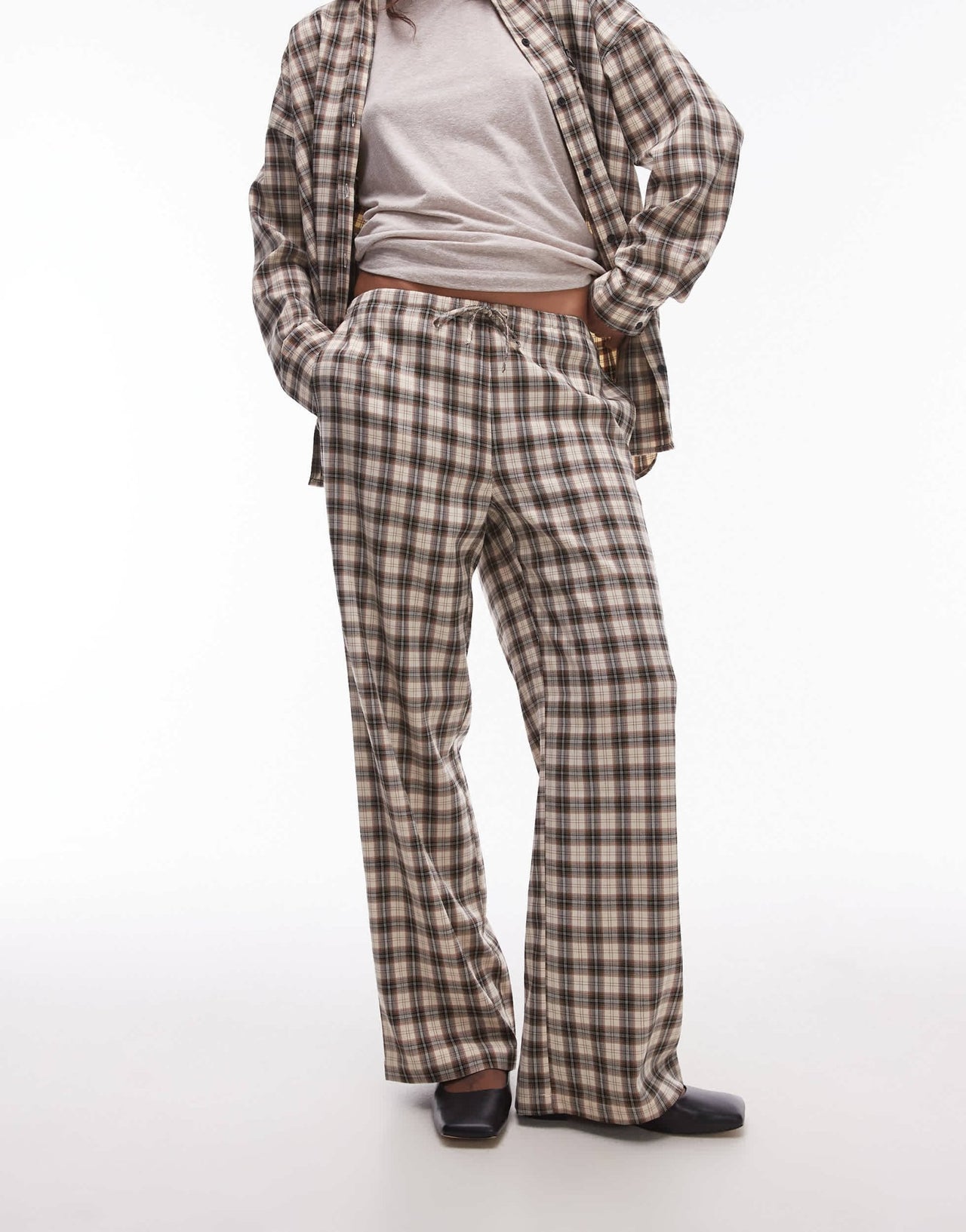 Resume baggy relaxed fit trousers in check co - ord - ASOS Sample Sale