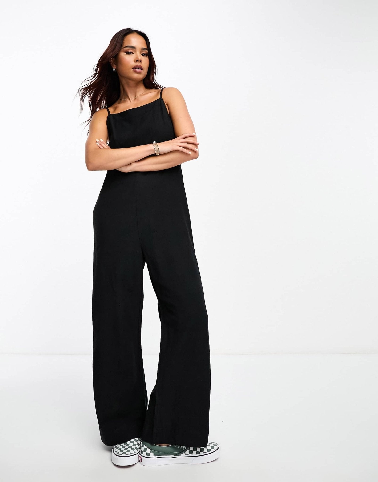 Rhythm classic jumpsuit in black - ASOS Sample Sale