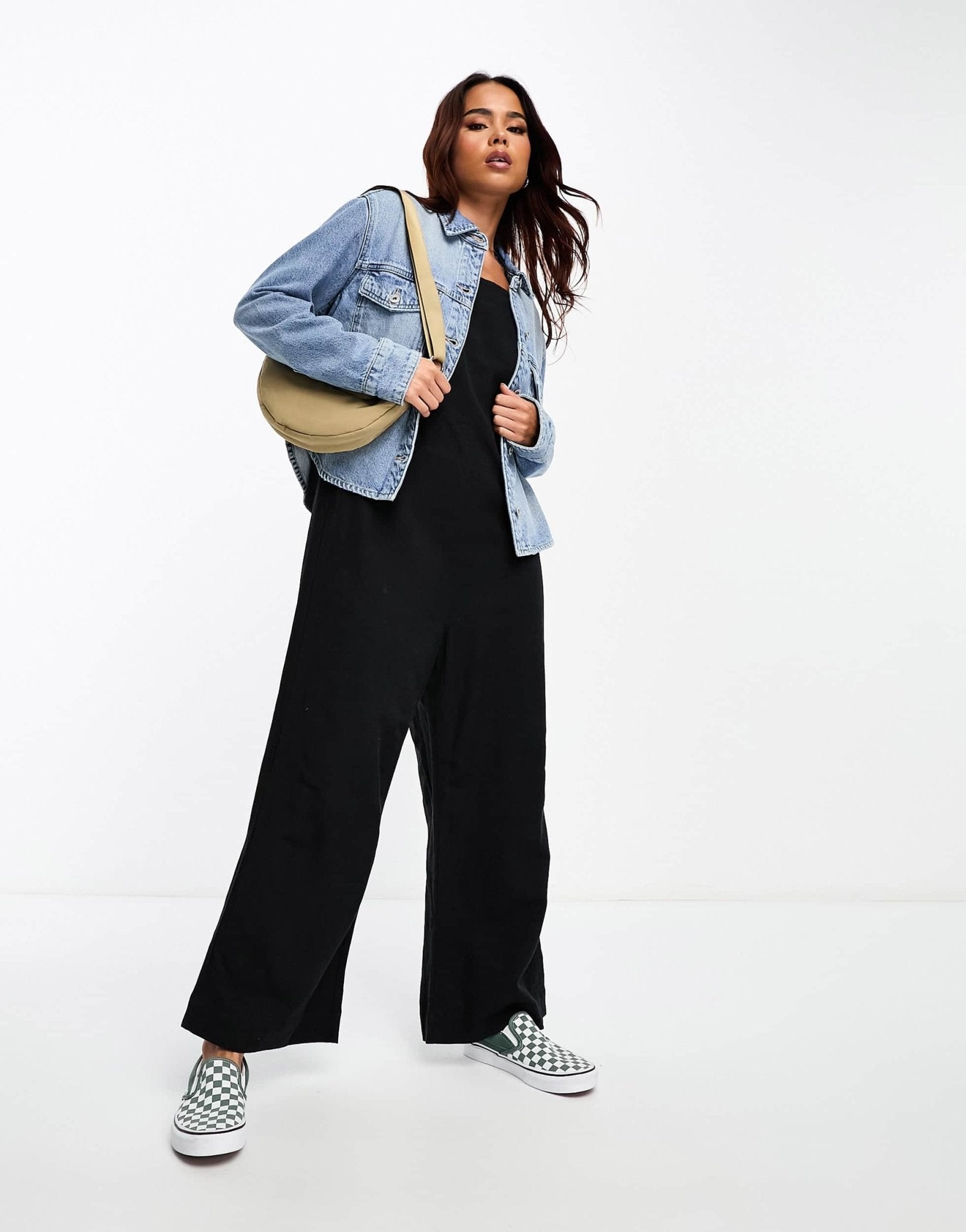 Rhythm classic jumpsuit in black - ASOS Sample Sale