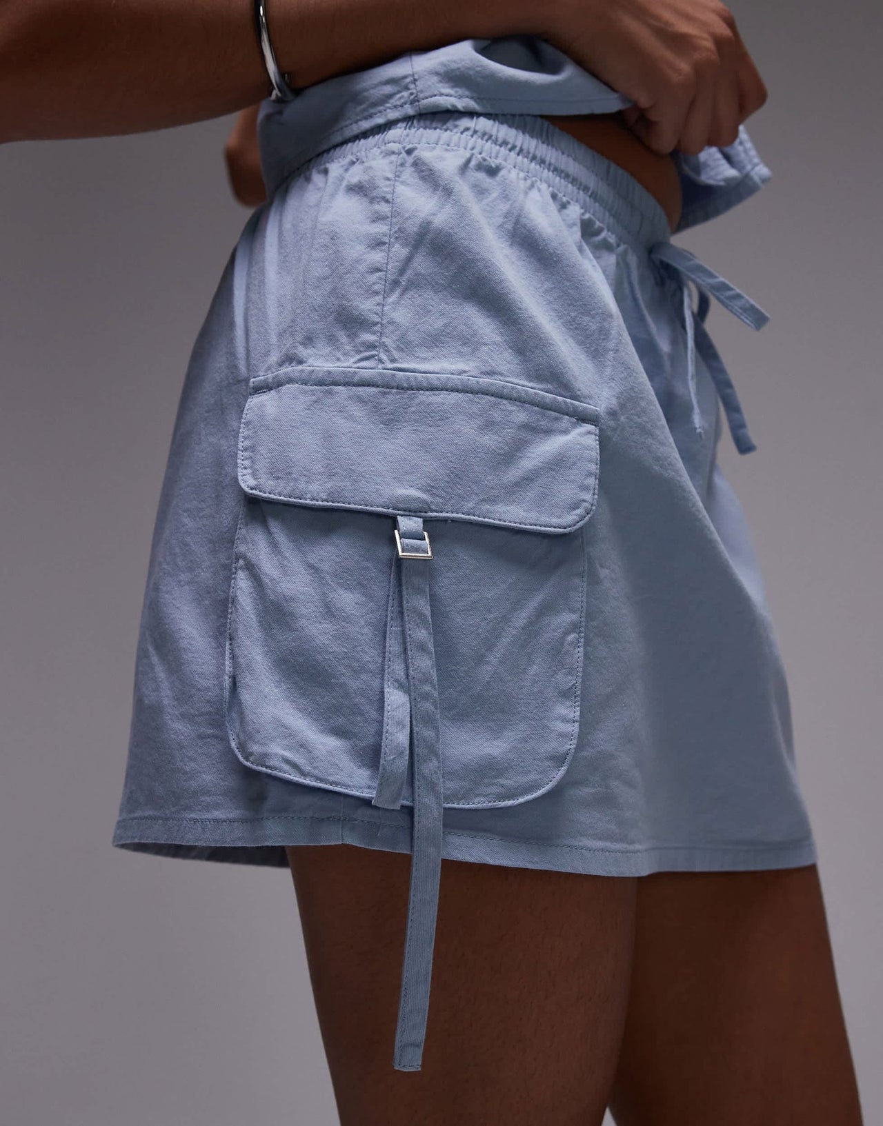 Rhythm dolly cargo mini skirt in blue - ASOS Sample Sale