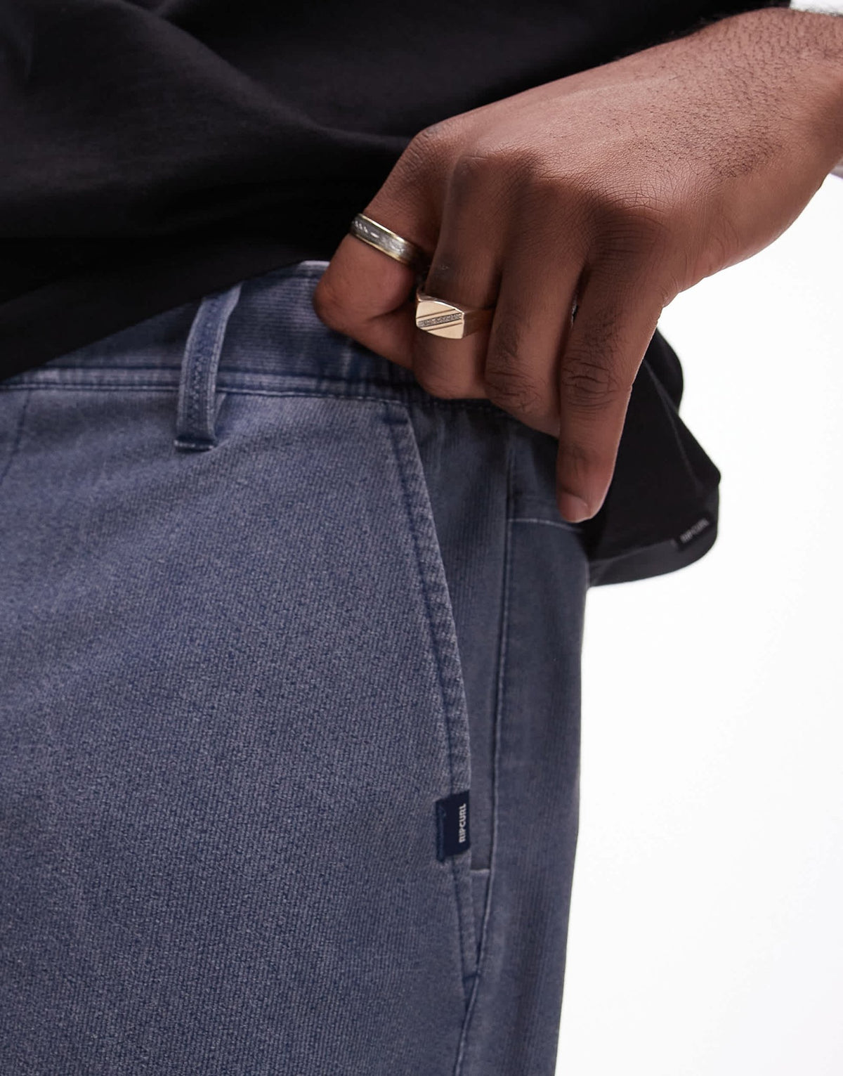 Ripcurl boardwalk cord shorts in washed navy - ASOS Sample Sale