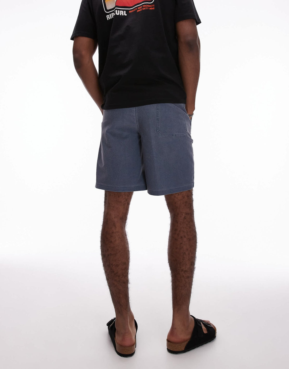Ripcurl boardwalk cord shorts in washed navy - ASOS Sample Sale