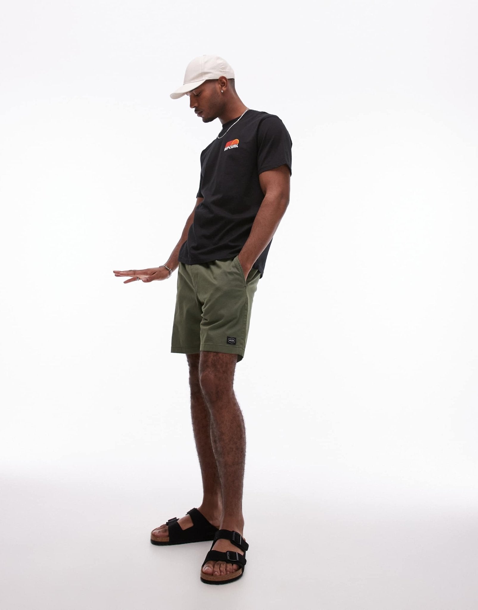 Ripcurl classic surf volley walk short in dark olive - ASOS Sample Sale
