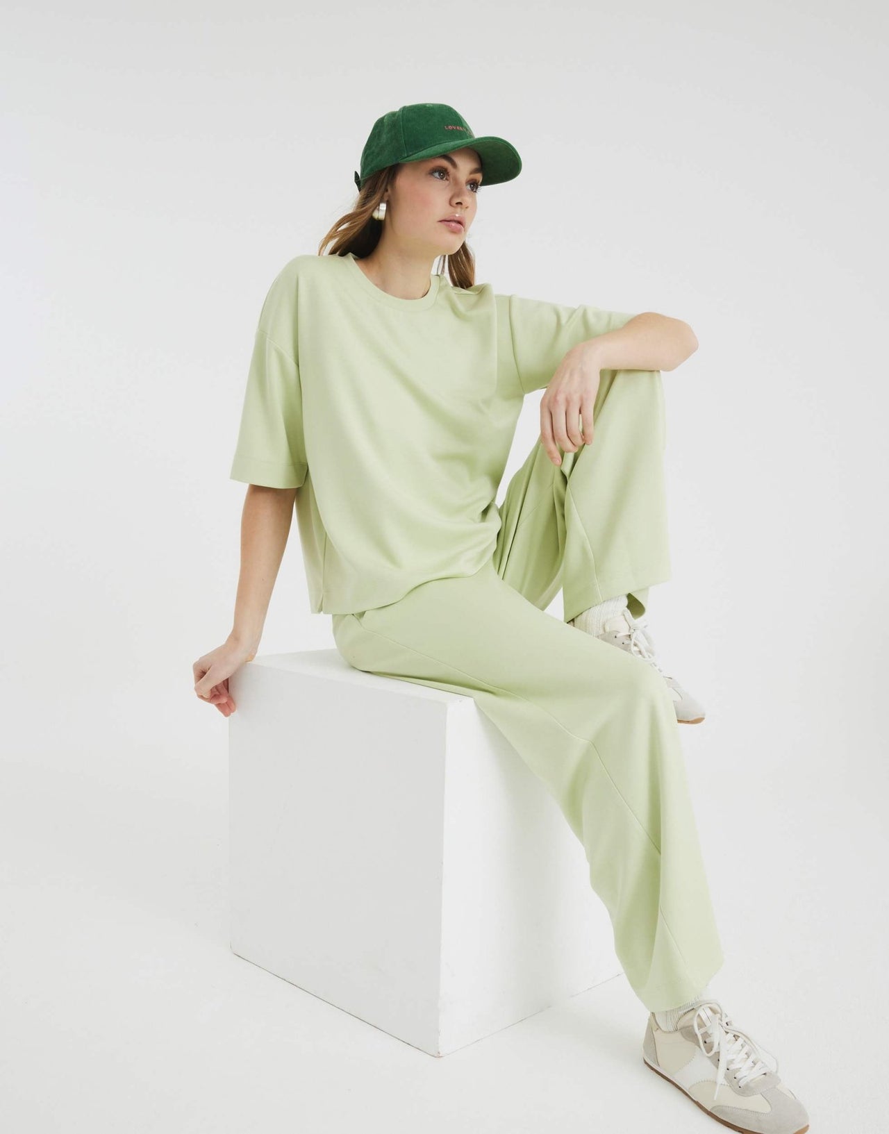River Island boxy tee in green - ASOS Sample Sale