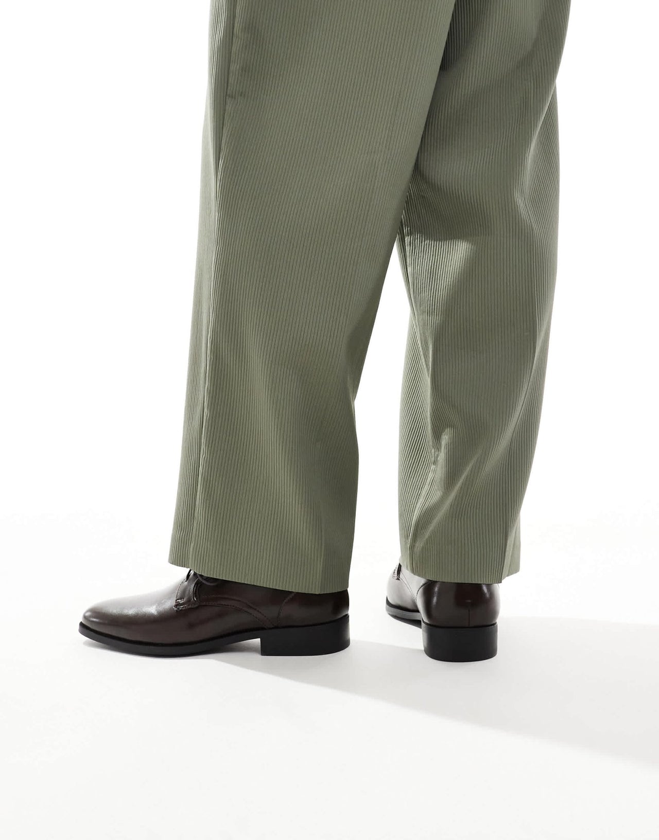 River Island derby shoes in dark brown - ASOS Sample Sale