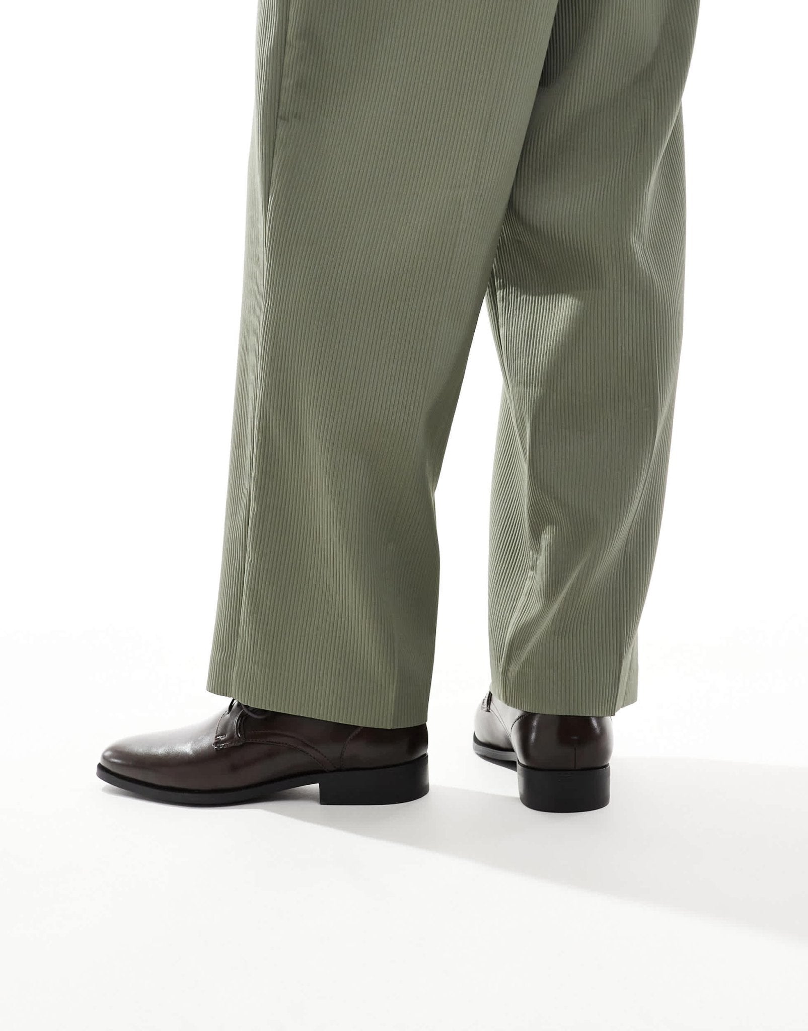 River Island derby shoes in dark brown - ASOS Sample Sale