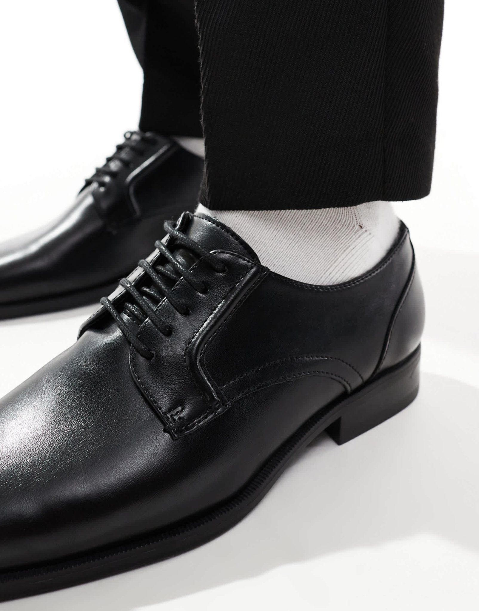 River Island formal derby shoes in black – ASOS Sample Sale