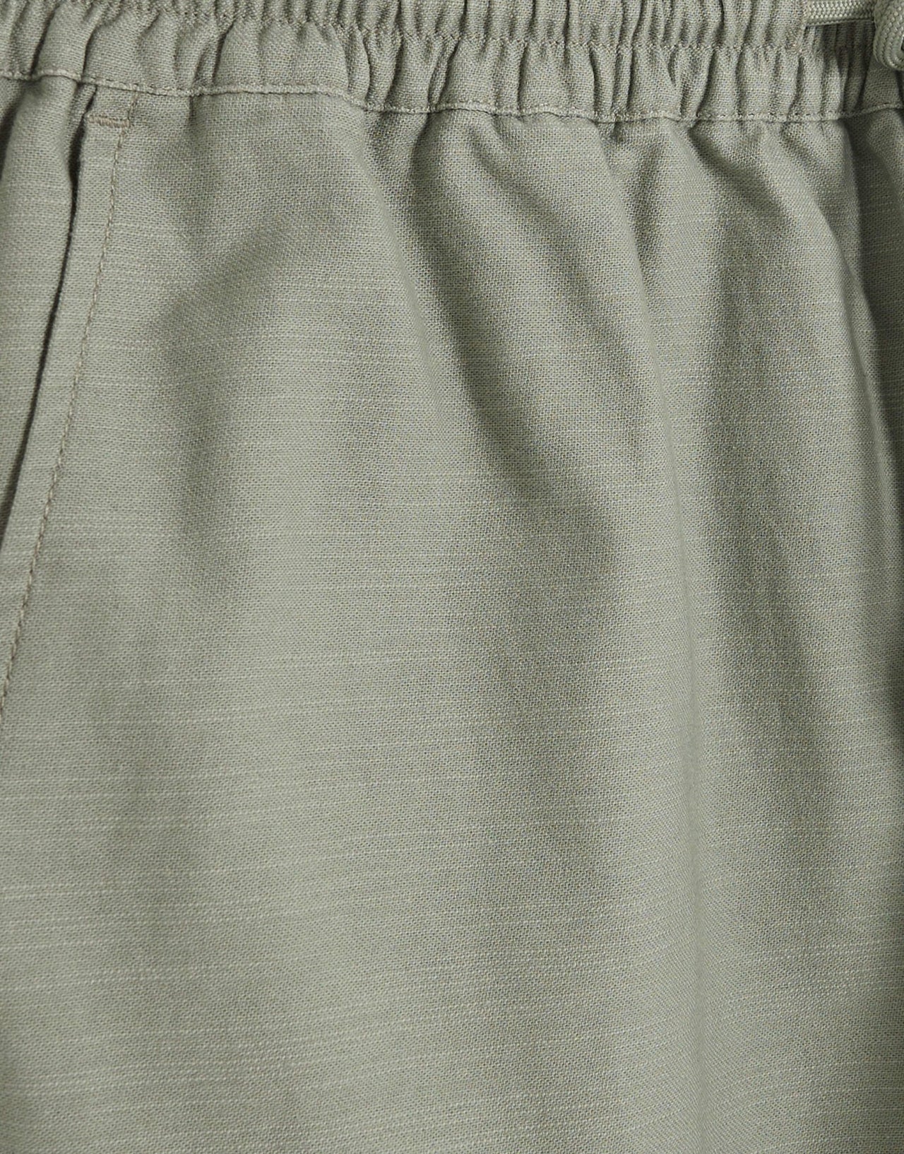 River Island linen blend pull on trousers in light green - ASOS Sample Sale