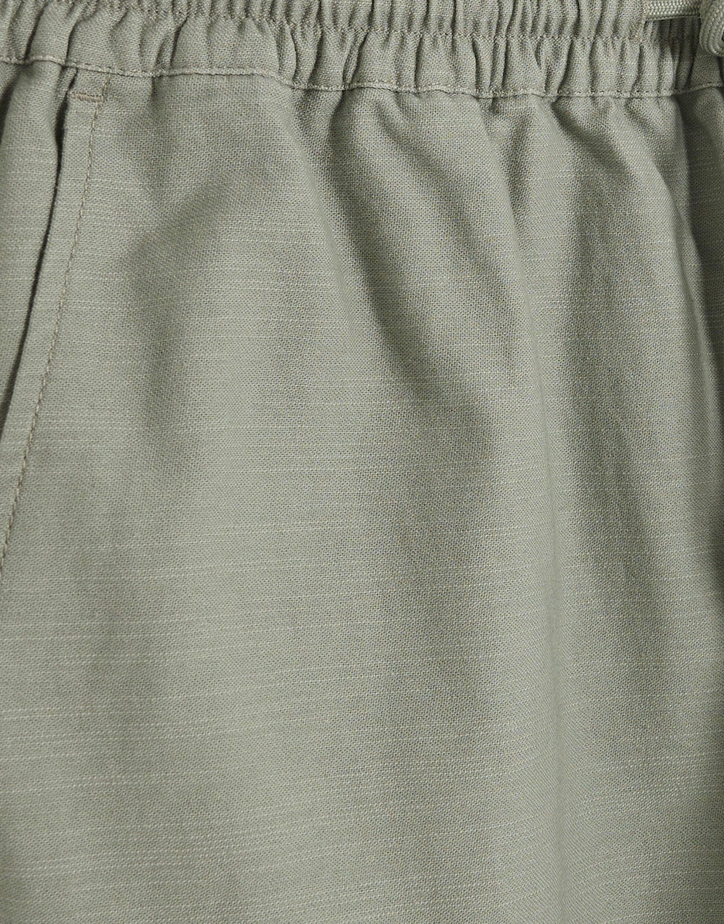 River Island linen blend pull on trousers in light green - ASOS Sample Sale