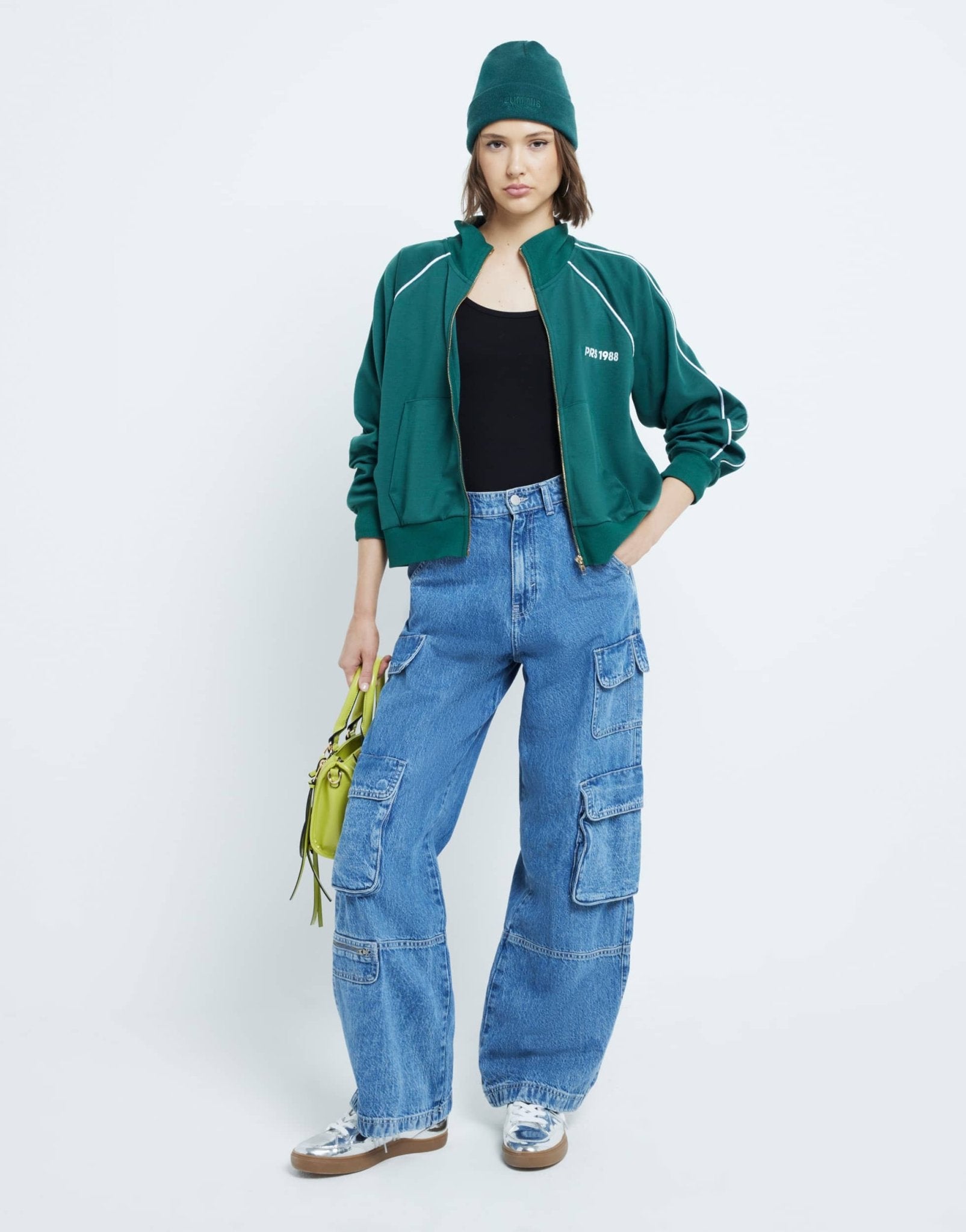 River Island long sleeve scoop neck body in black - ASOS Sample Sale