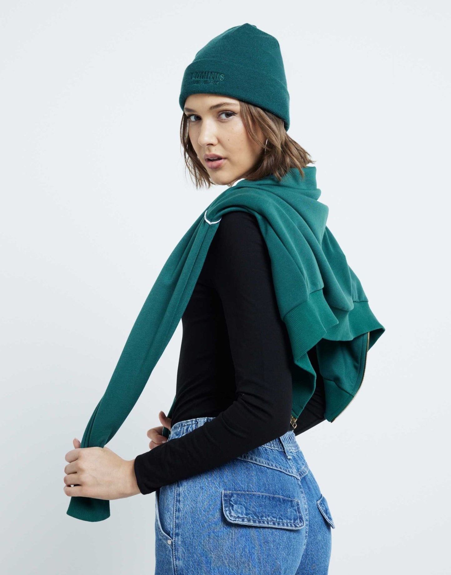 River Island long sleeve scoop neck body in black - ASOS Sample Sale