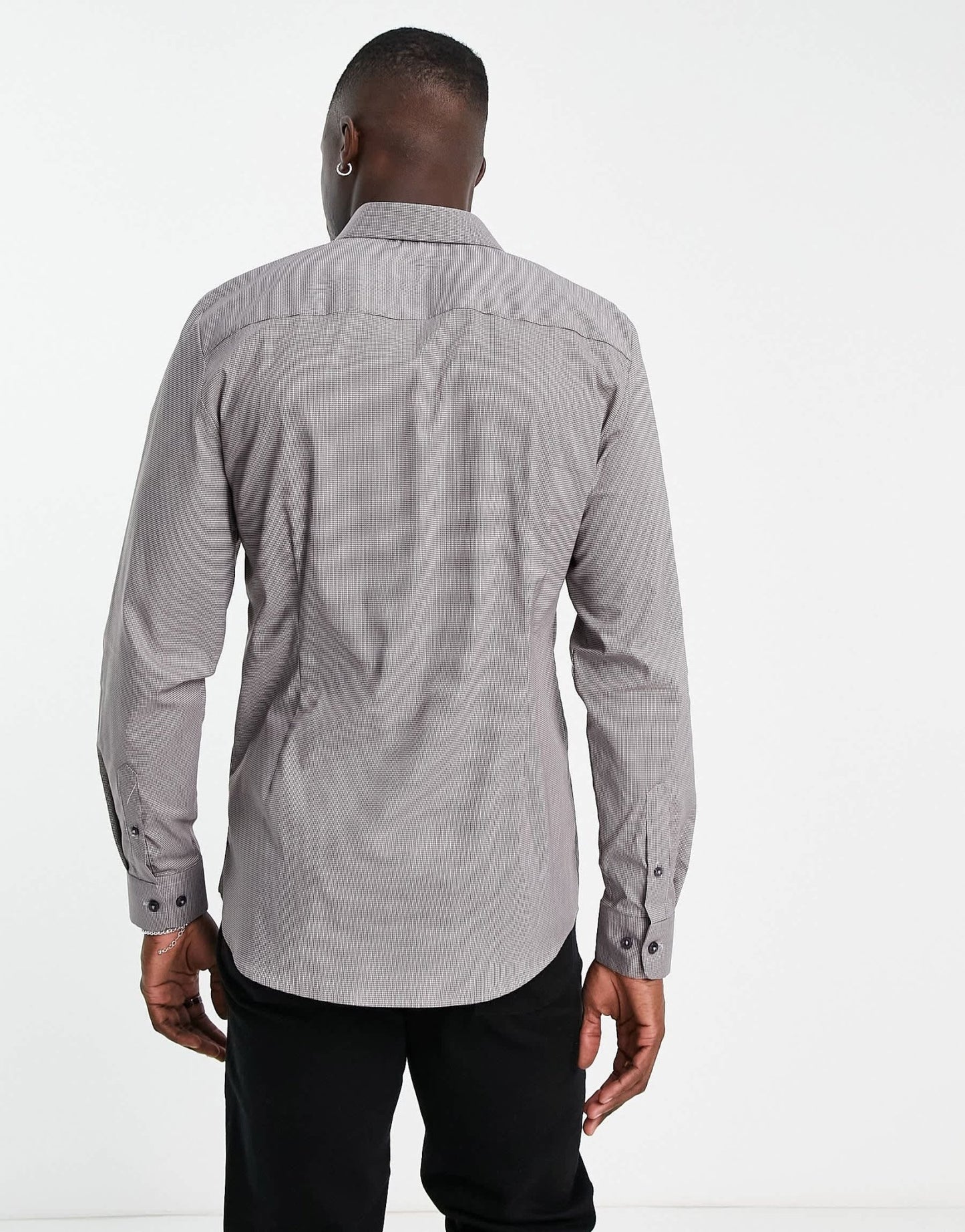 River Island mini heritage check shirt in brown - ASOS Sample Sale