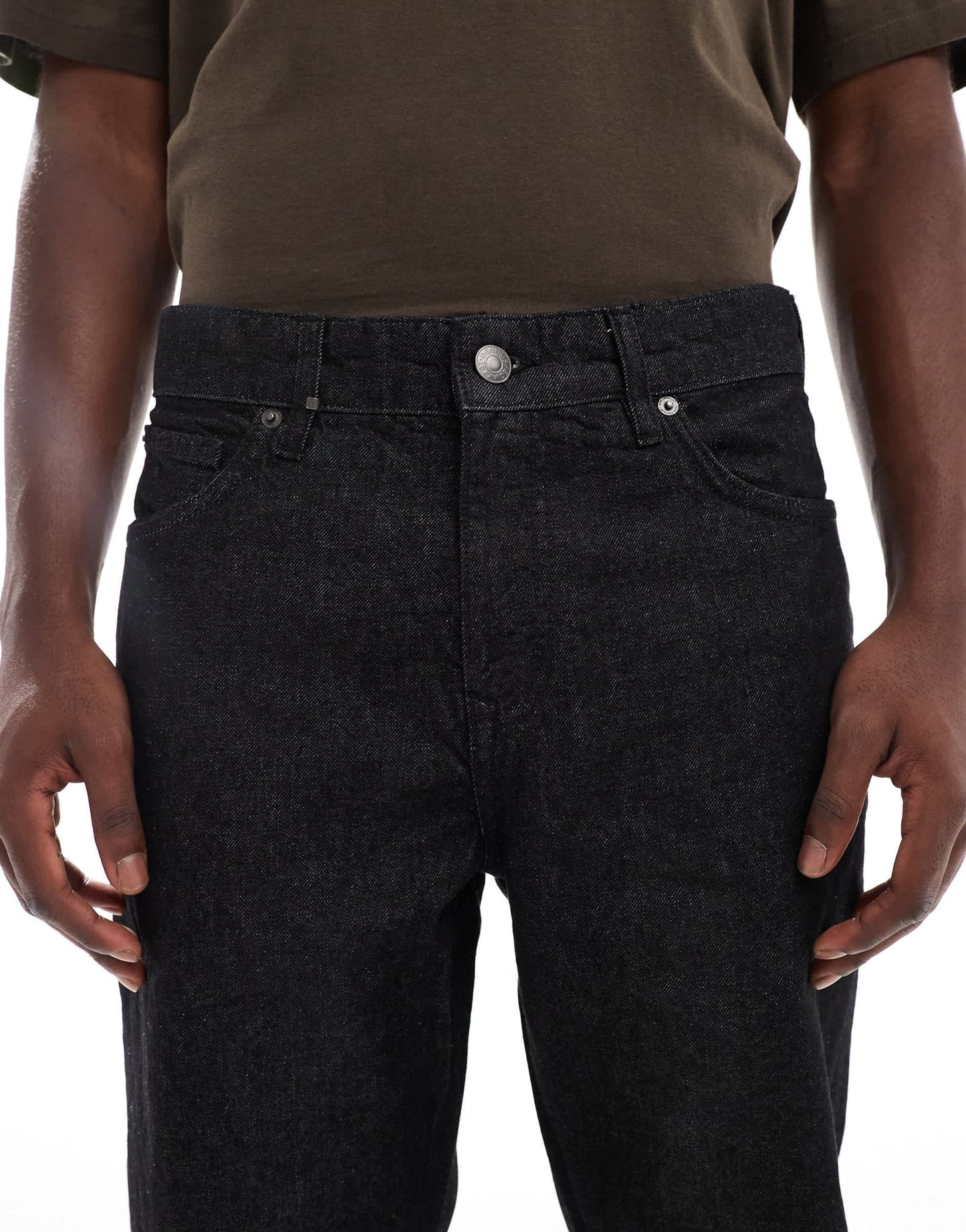 River Island minimal straight fit jeans co-ord in rinse black - ASOS Sample Sale