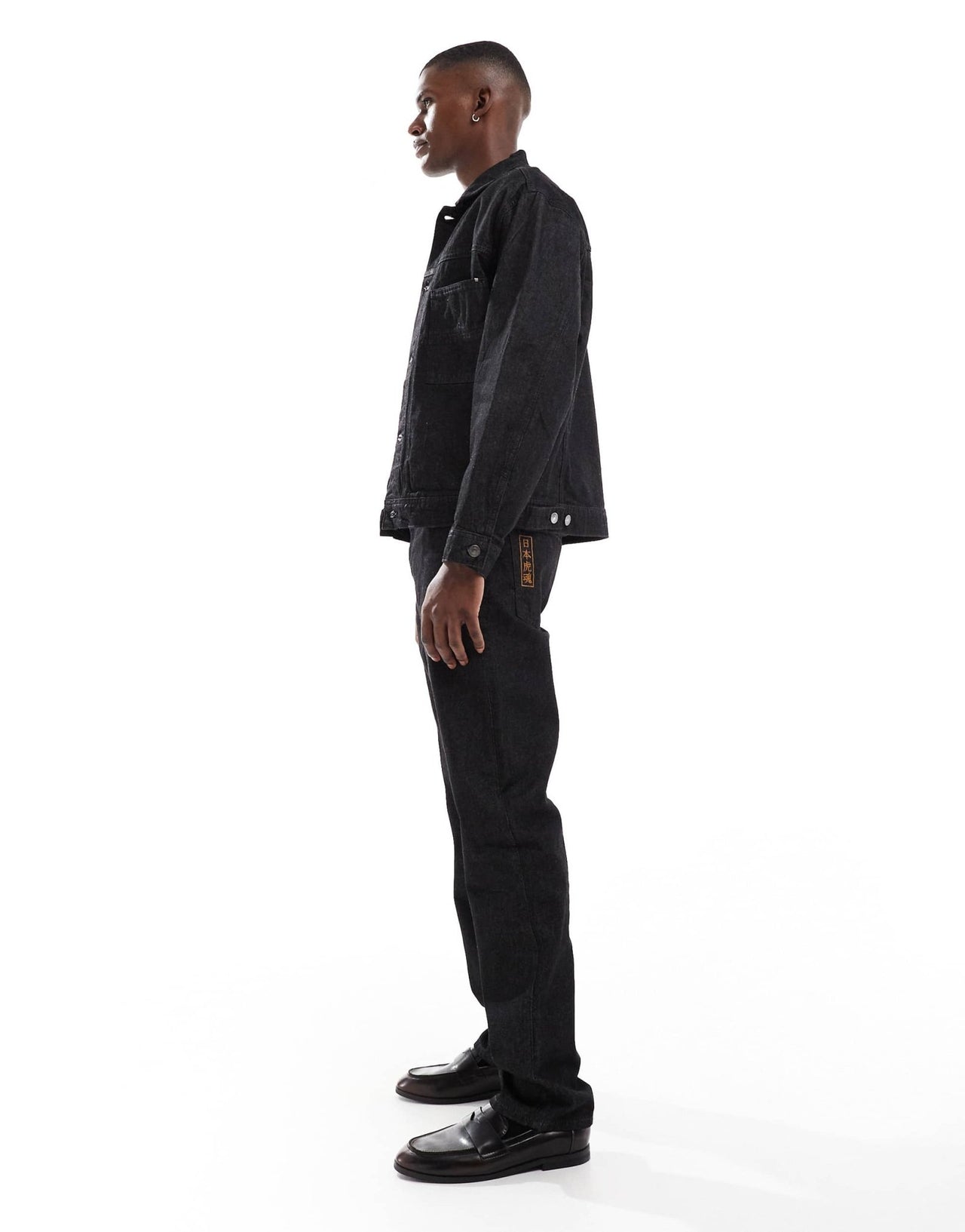 River Island minimal straight fit jeans co-ord in rinse black - ASOS Sample Sale