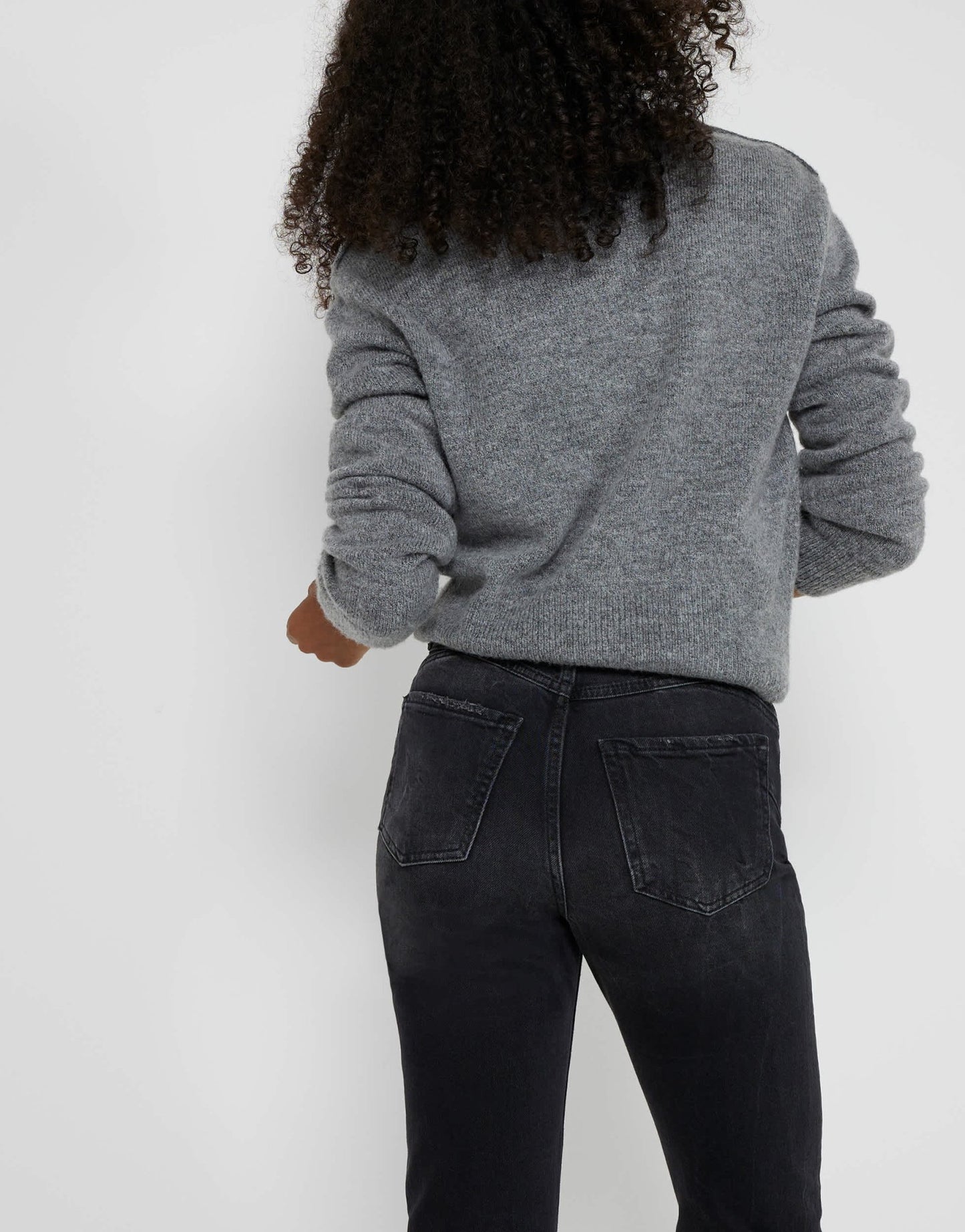 River Island Petite mom jean in black - ASOS Sample Sale