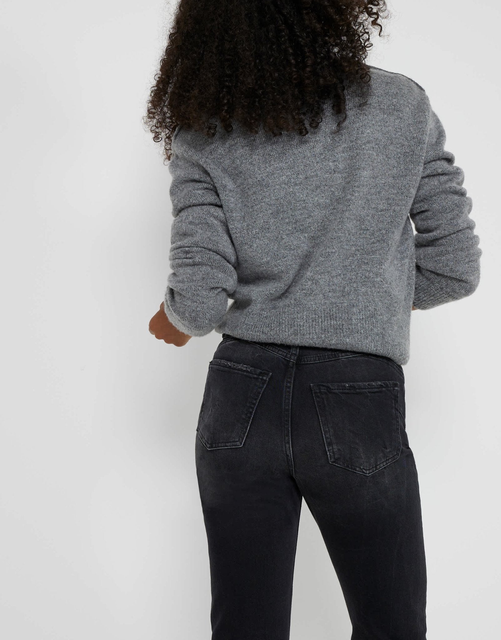 River Island Petite mom jean in black - ASOS Sample Sale