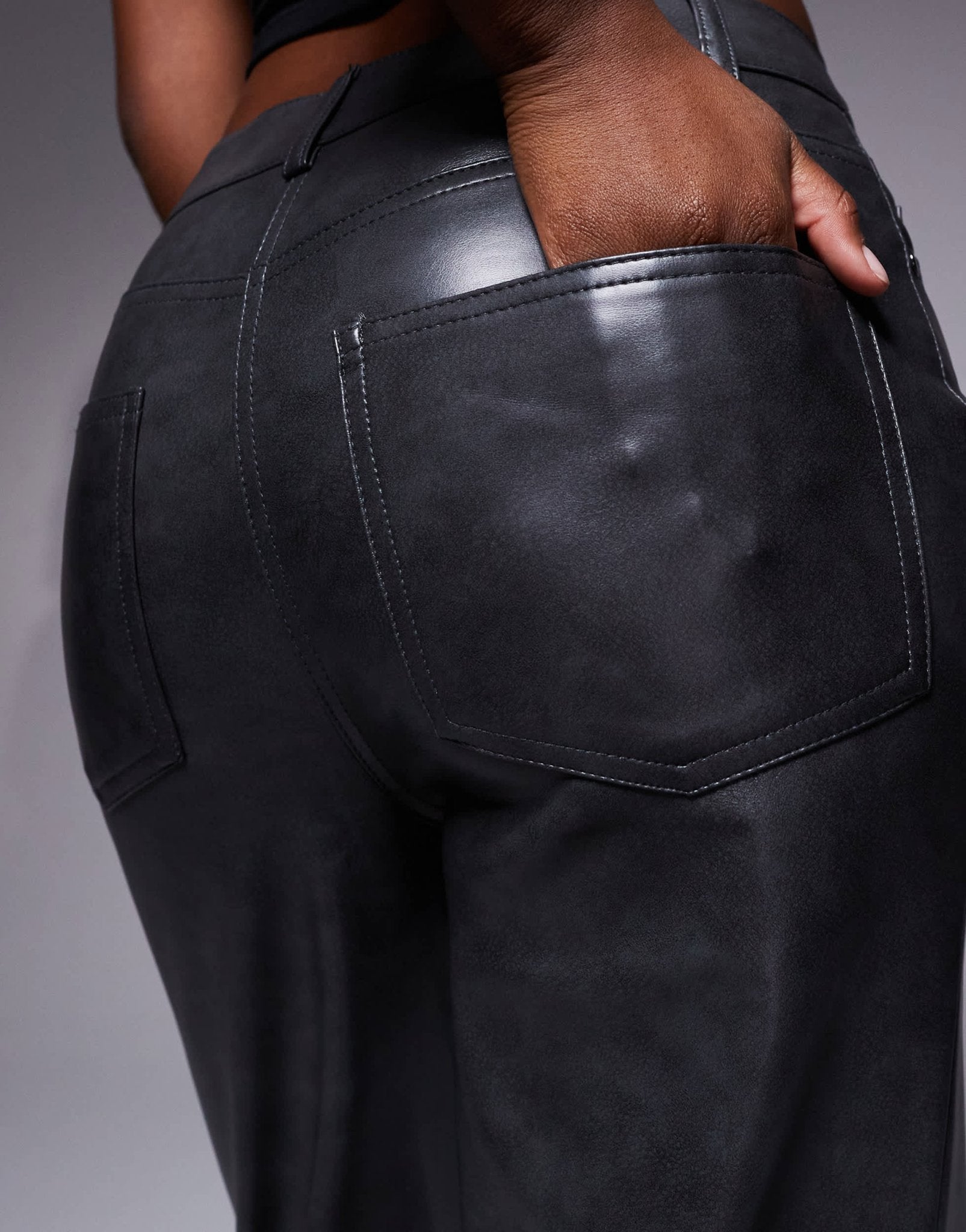 River Island relaxed straight leg jean in grey - ASOS Sample Sale