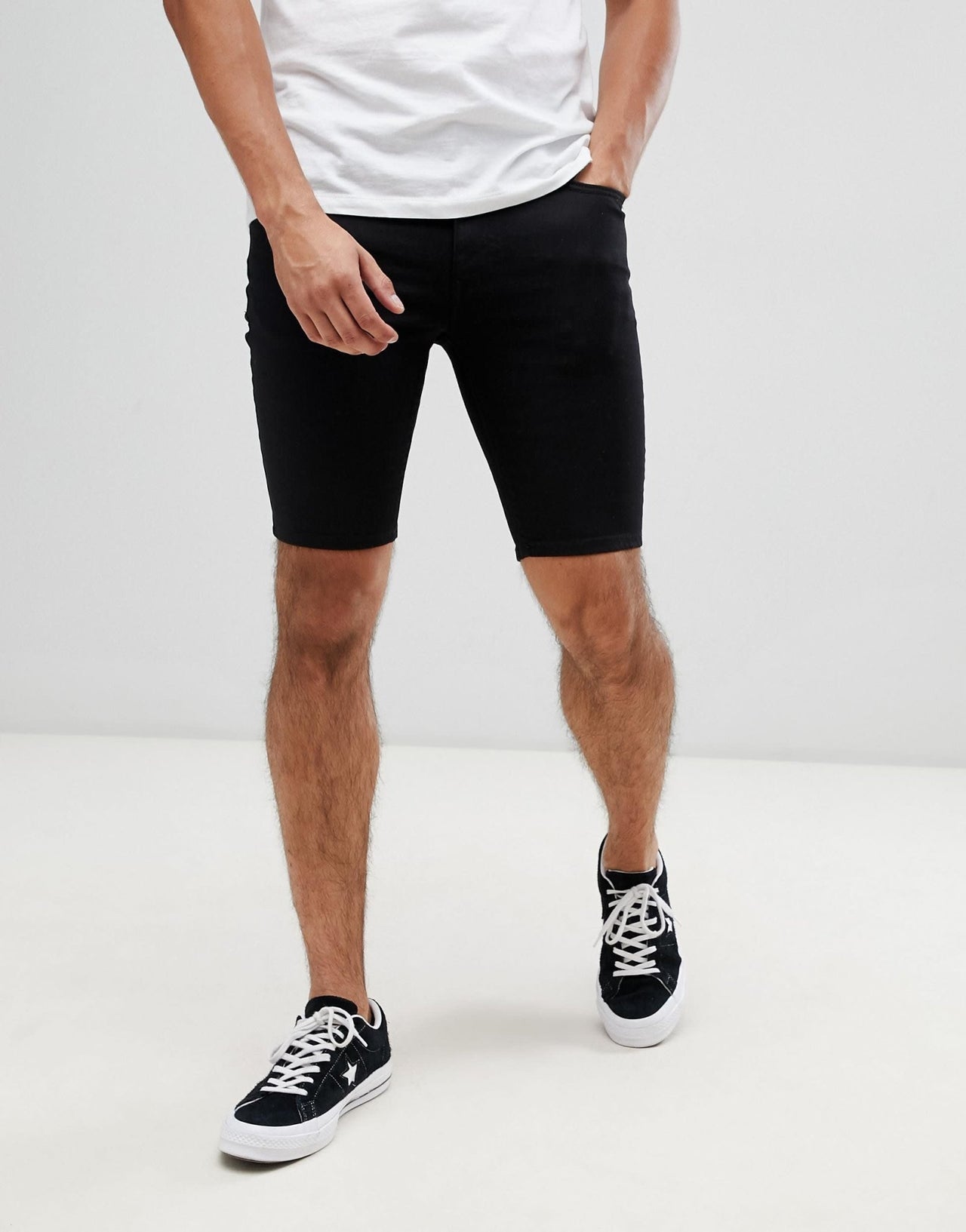 River Island shorts in black - ASOS Sample Sale