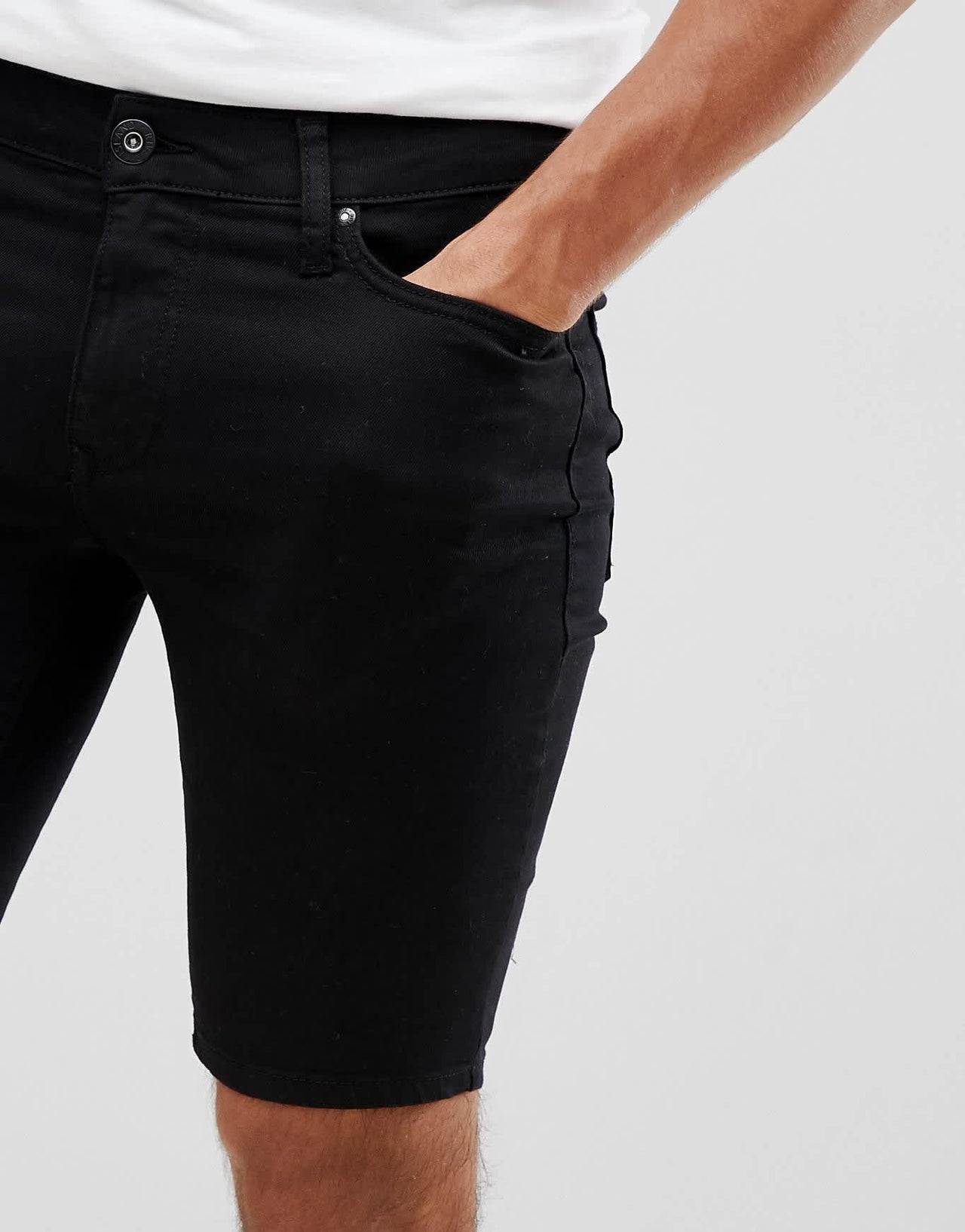 River Island shorts in black - ASOS Sample Sale