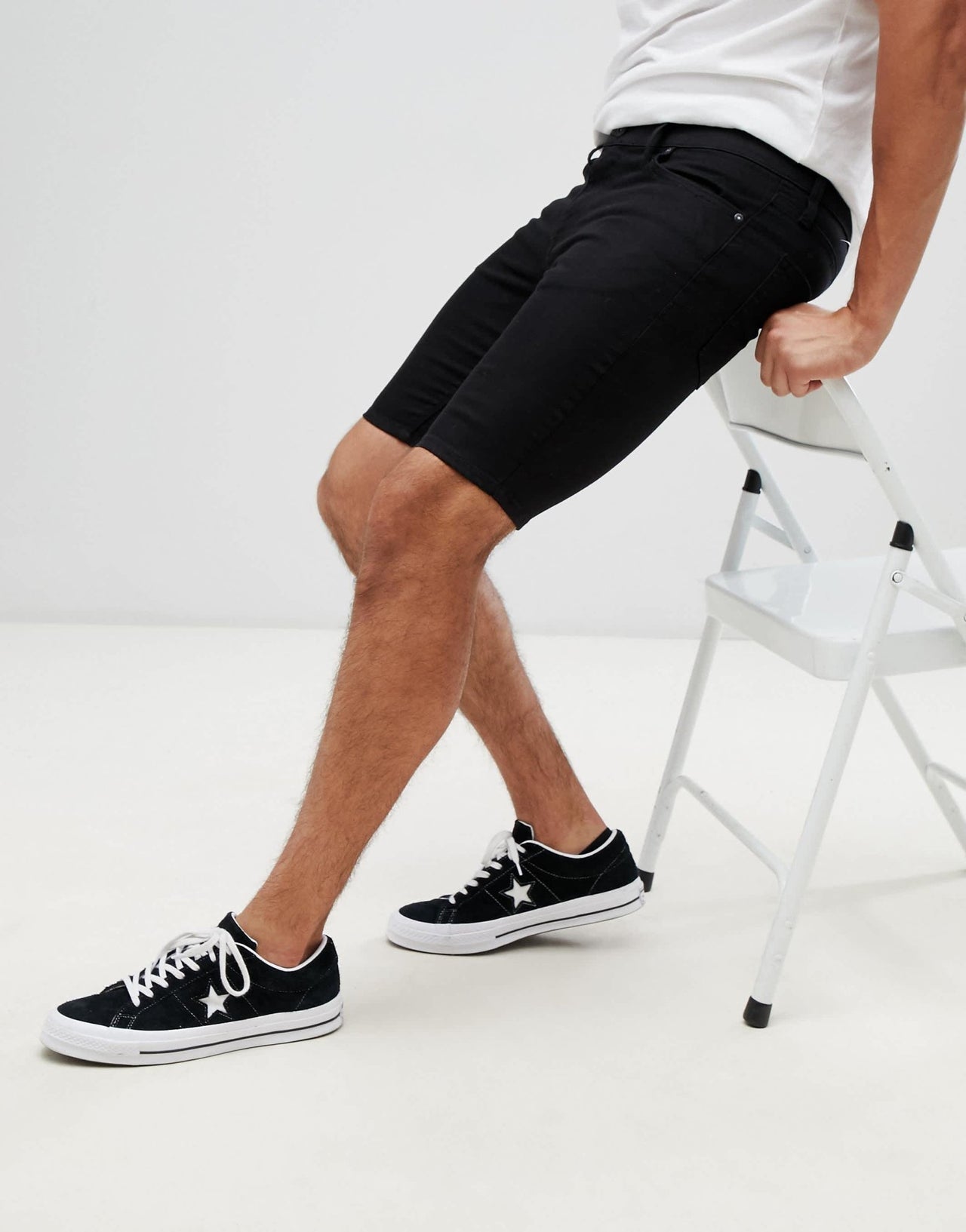 River Island shorts in black - ASOS Sample Sale